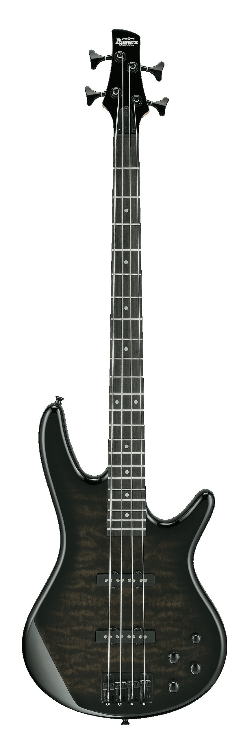 Ibanez GIO SR Series Quilted Maple Top Transparent Black Sunburst - GSR280QA-TKS-giobass1.jpg
