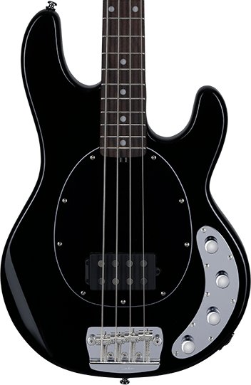 Sterling by Music Man Stingray RAY34 4-String Bass Guitar in Black - 358795-Ray34-BK_FRONT_FULL1.jpg