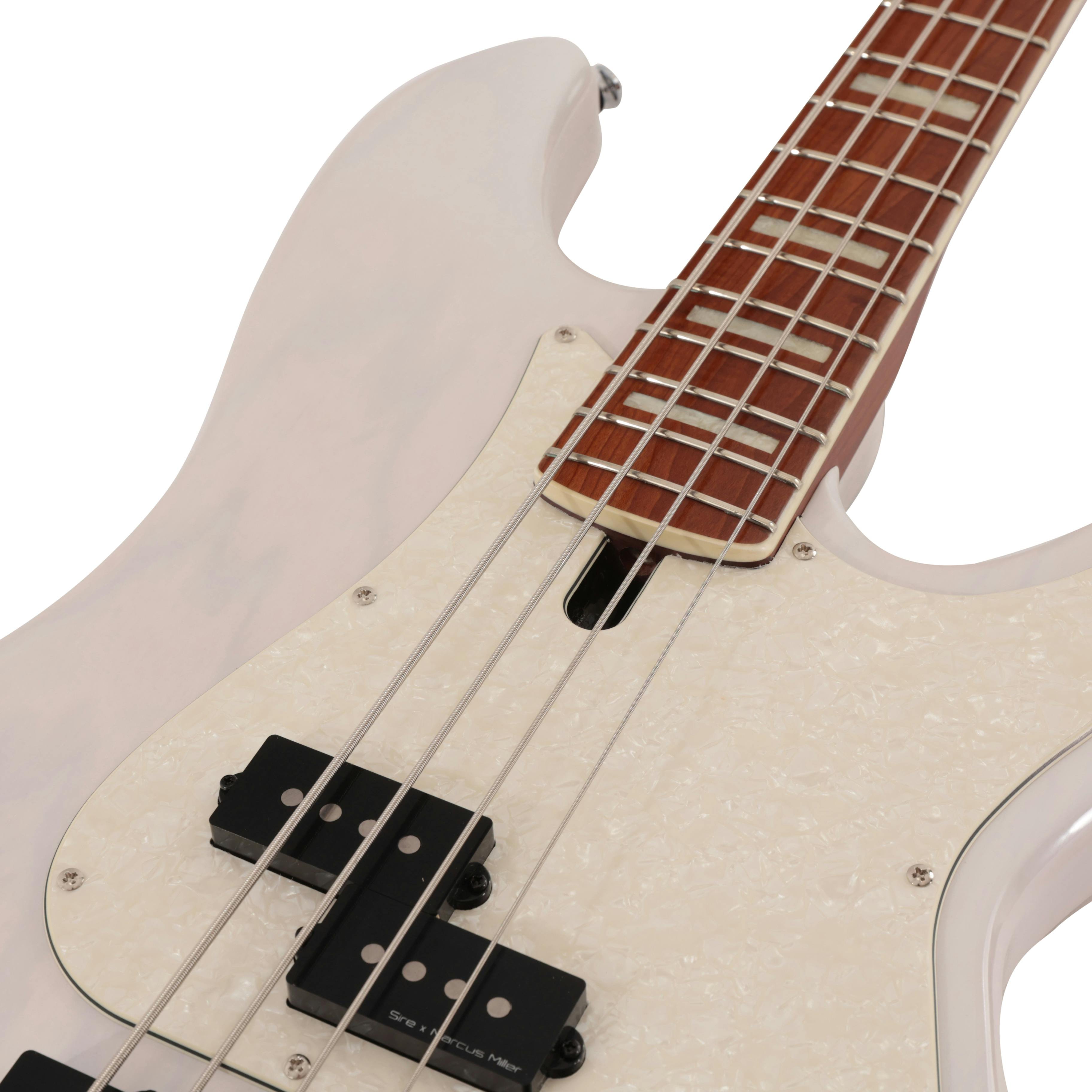 Sire Marcus Miller P8 Swamp Ash 4-String Bass Guitar in White