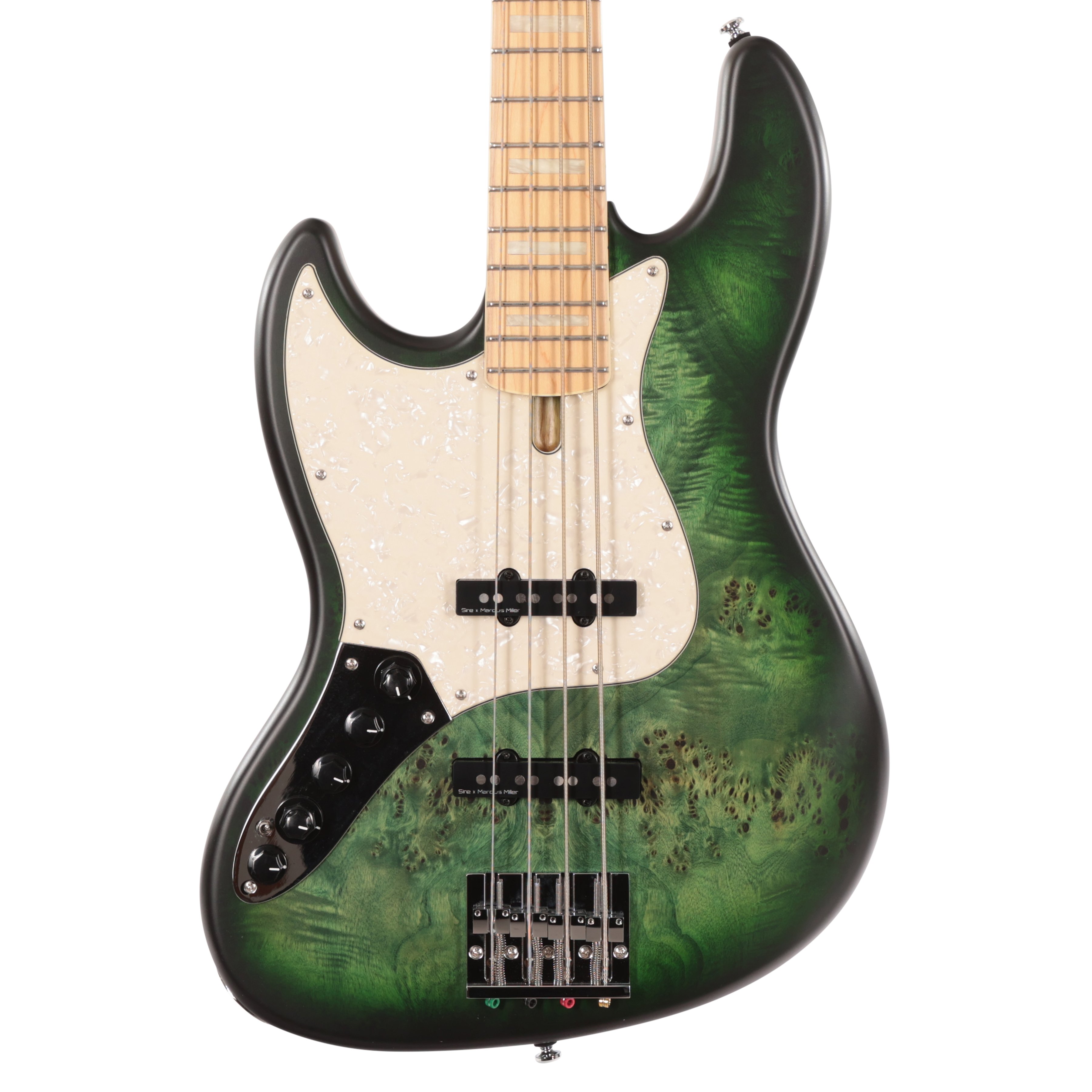 Sire Marcus Miller V7 Reissue Left Handed Swamp Ash 4-String Bass Guitar in Transparent Green Satin - SIRELHV7RESA4TGRS (2).jpg