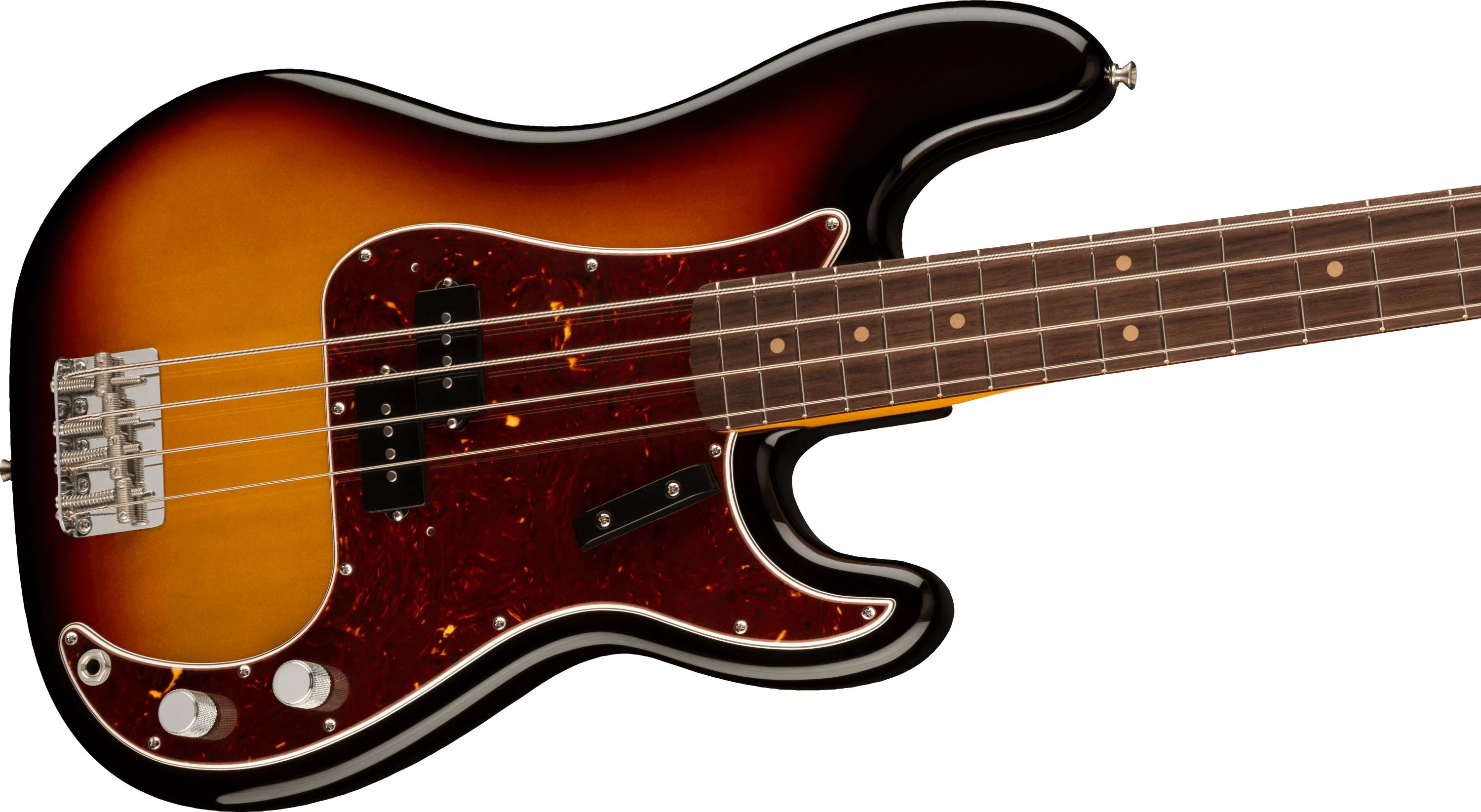 Fender American Vintage II 1960 Precision Bass Guitar in 3-Colour Sunburst - 542574-Fender- American-Vintage-II-1960-Precision-Bass-3-Colour-Sunburst-Angle.jpg