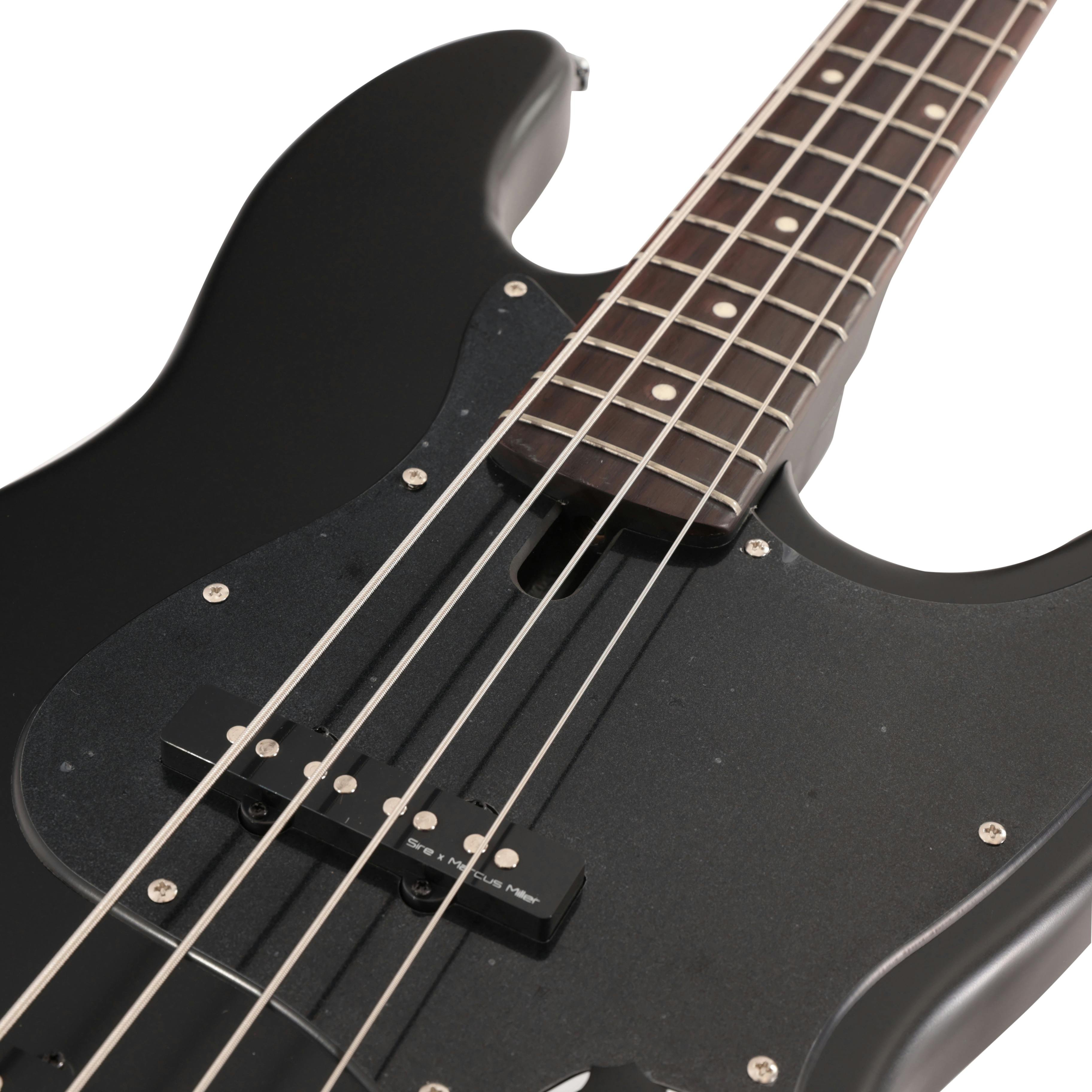 Sire Marcus Miller V3P Passive 4-String Bass Guitar in Satin Black - SIREV3P4BKS-Sire-V3P-Passive-4-String-Bass-Satin-Black-Pickups.jpg