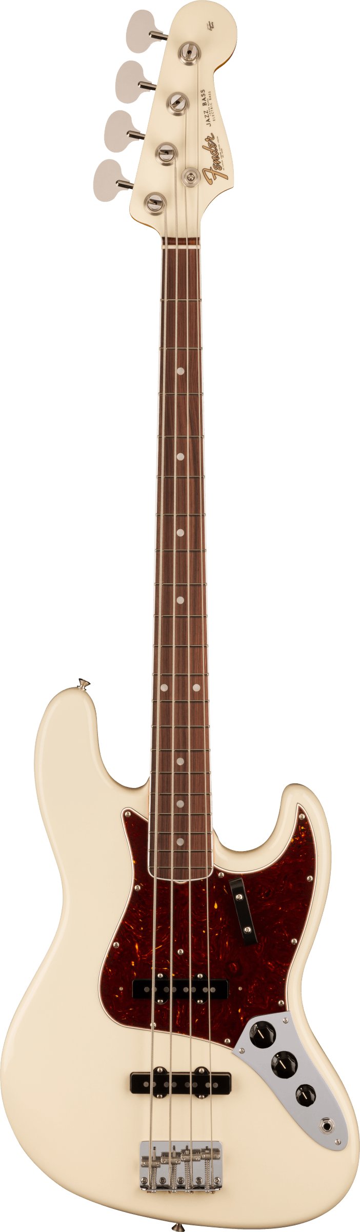 Fender American Vintage II 1966 Jazz Bass Guitar in Olympic White
