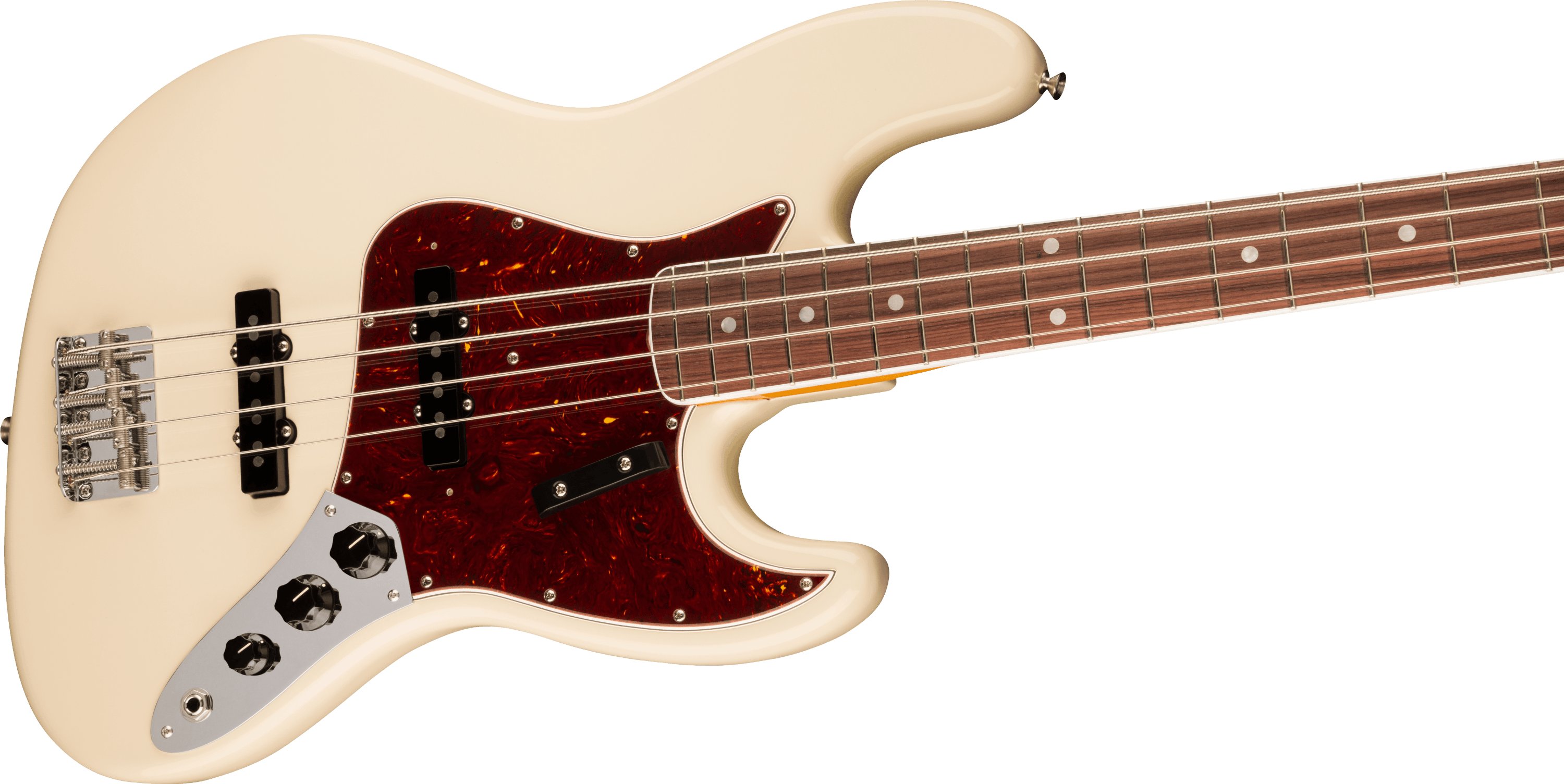 Fender American Vintage II 1966 Jazz Bass Guitar in Olympic White - 542602-Fender-American-Vintage-II-1966-Jazz-Bass-Olympic-White-Angle.jpg