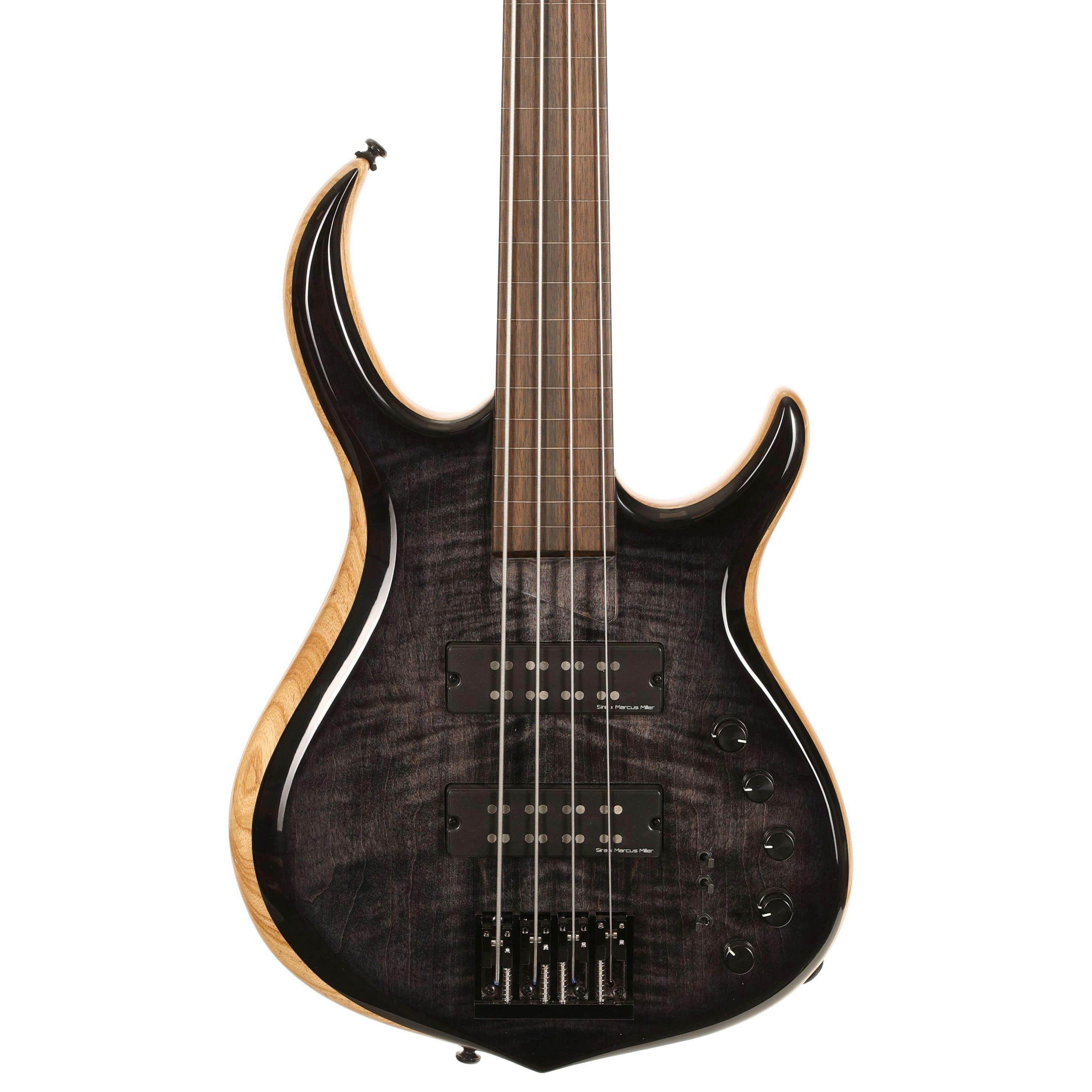 Sire Version 2 Updated Fretless Marcus Miller M7 Swamp Ash 4 String in Trans Black - 476916-Sire Version 2 Updated Fretless Marcus Miller M7 Swamp Ash 4 String in Trans Black.jpg