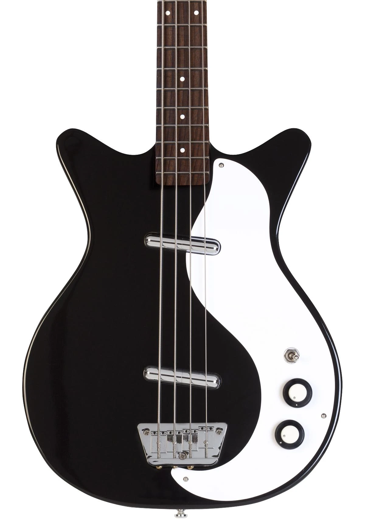 Danelectro 59DC Long Scale Bass Guitar in Black - 59DCBK-Body.jpg