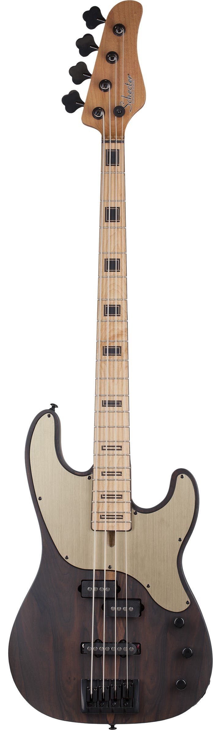 Schecter Model-T 4 Exotic Bass Guitar in Natural Satin Ziricote - SCH-BAS-2834-Schecter-Exotic-Model-T-4-Bass-Ziricote.jpg