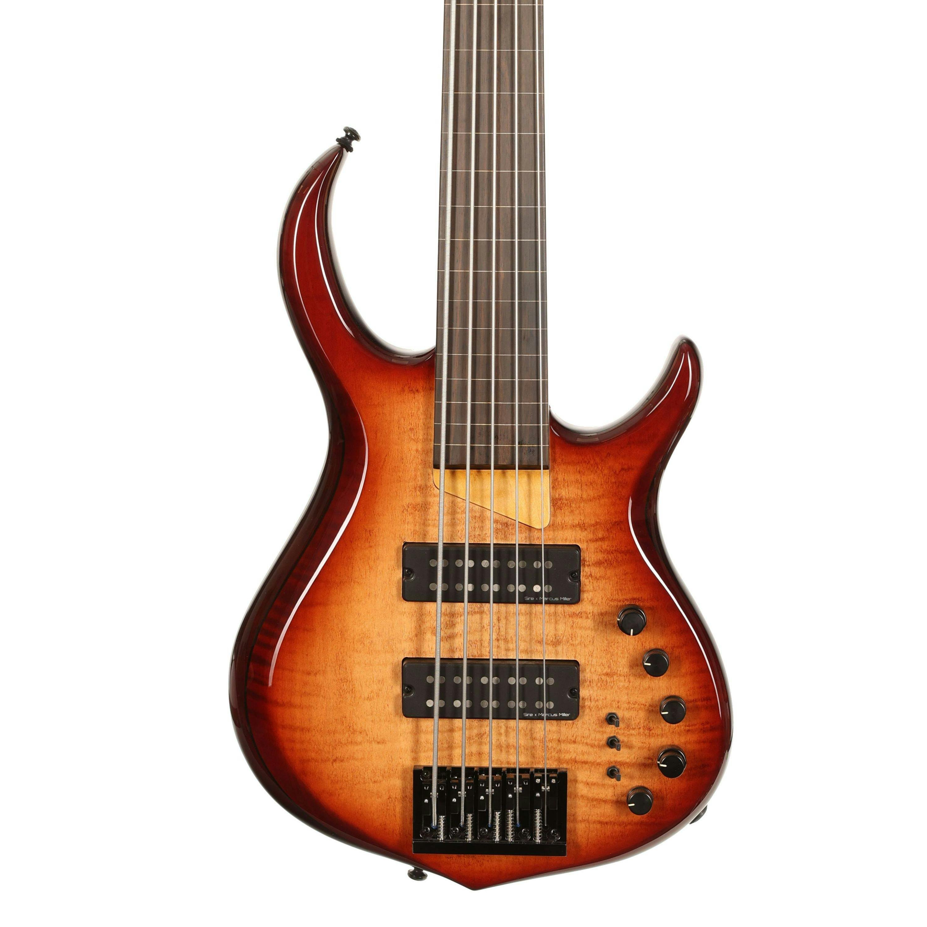 Sire Version 2 Updated Fretless Marcus Miller M7 Alder 5 String in Brown Sunburst - 477147-Sire Version 2 Updated Fretless Marcus Miller M7 Alder 5 String in Brown Sunburst.jpg