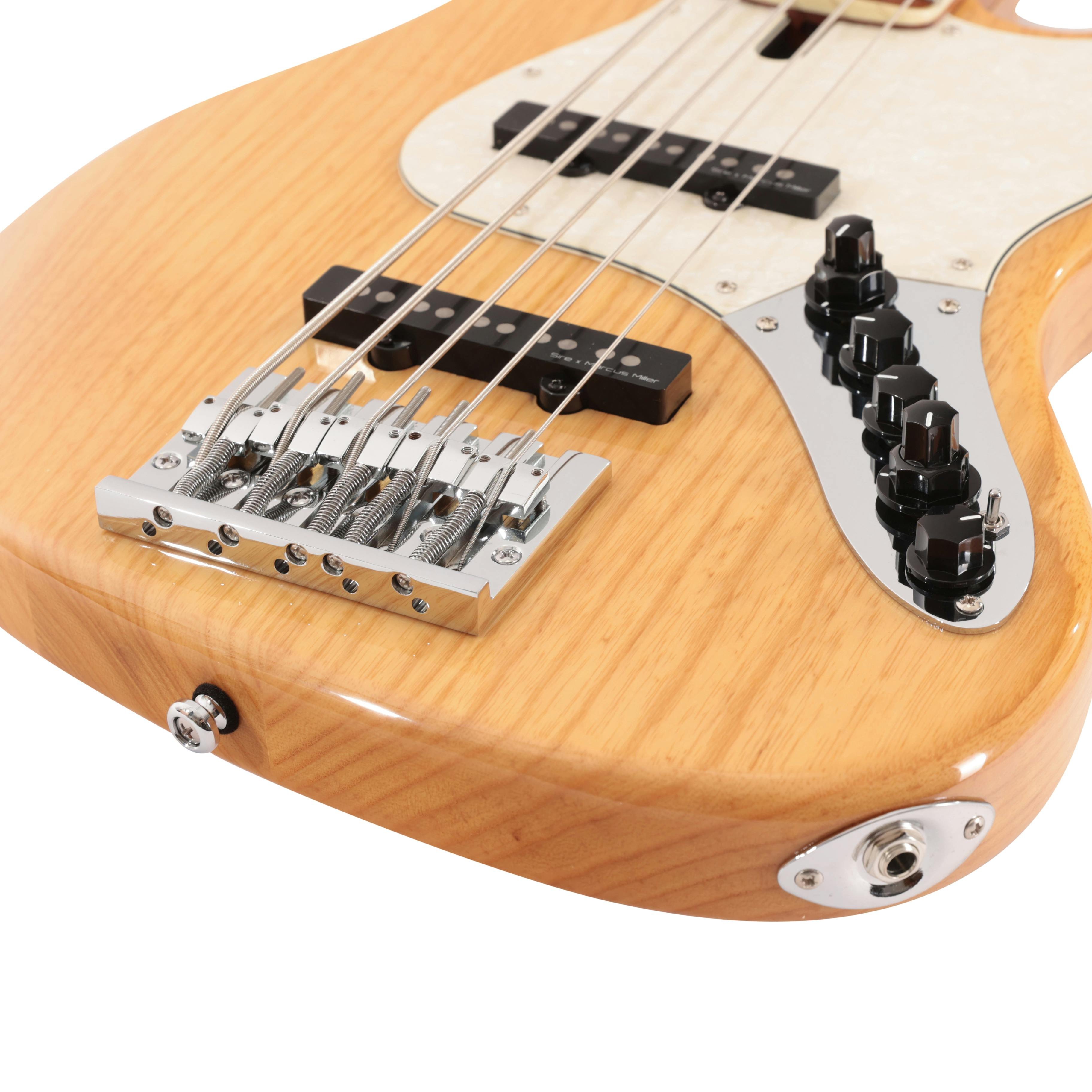 Sire Marcus Miller V8 Swamp Ash 5-String Bass Guitar in Natural
