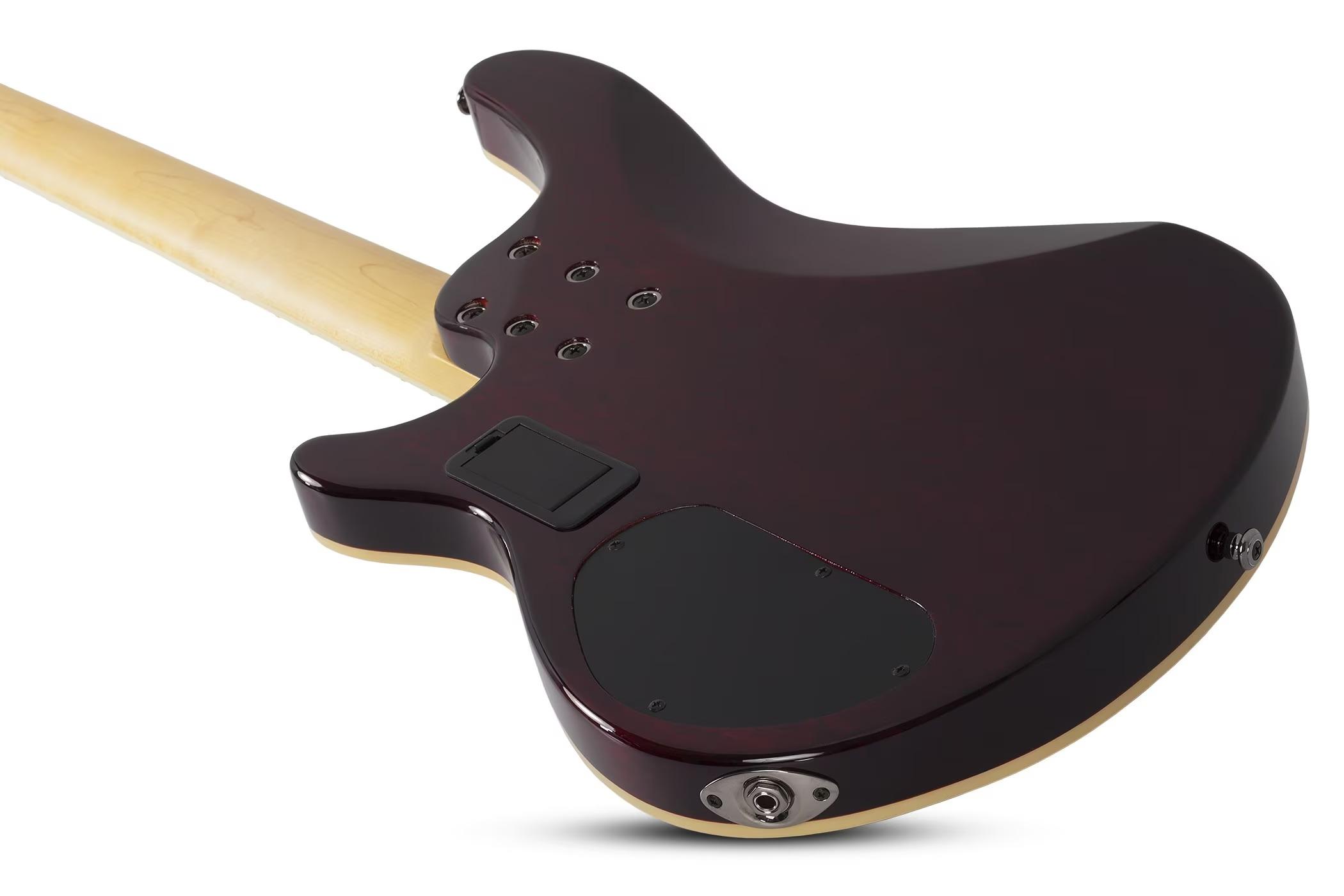 Schecter Omen Extreme-4 Bass Guitar in Black Cherry - Andertons