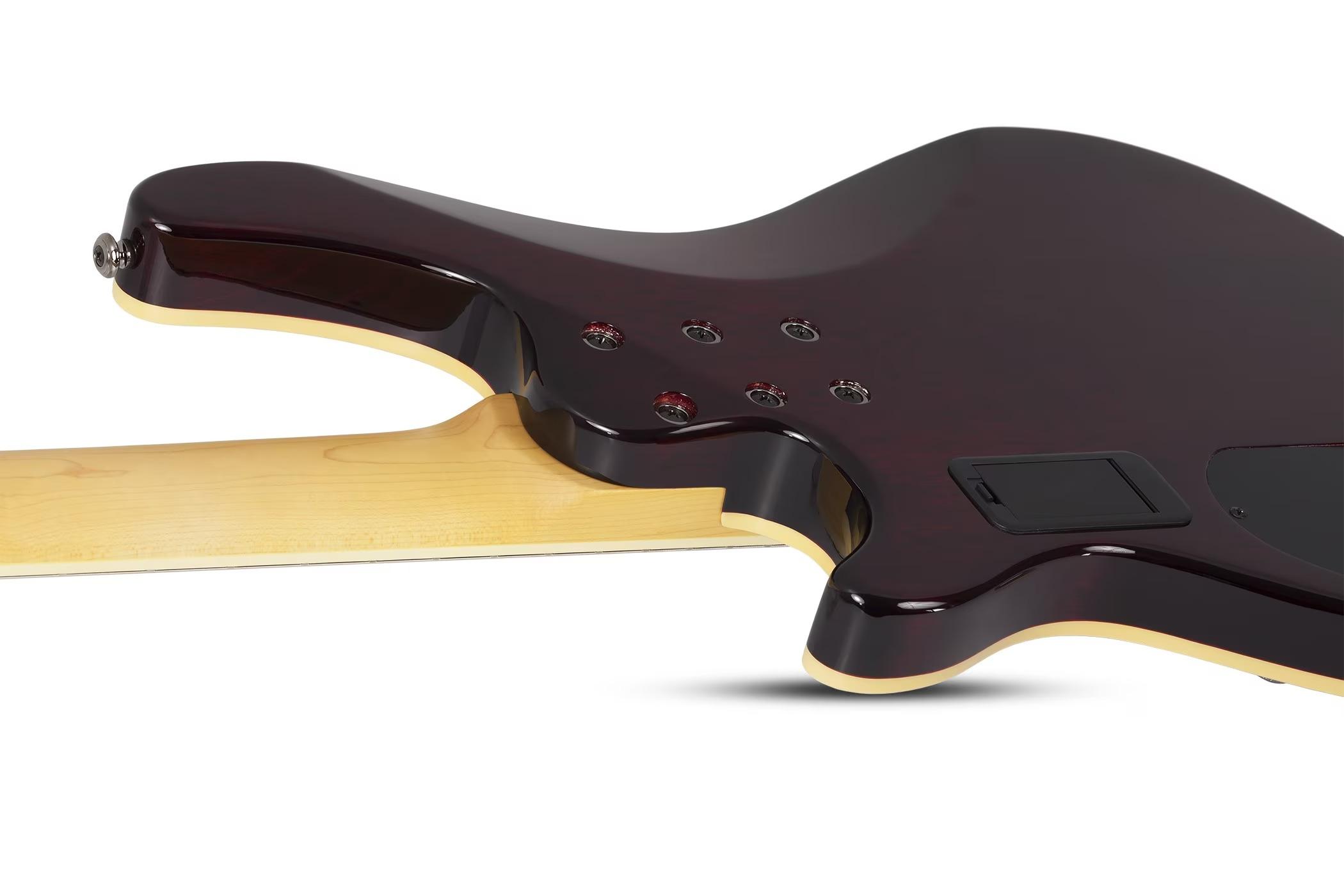 Schecter Omen Extreme-4 Bass Guitar in Black Cherry - Andertons