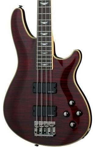 Schecter Omen Extreme-4 Bass Guitar in Black Cherry - Andertons
