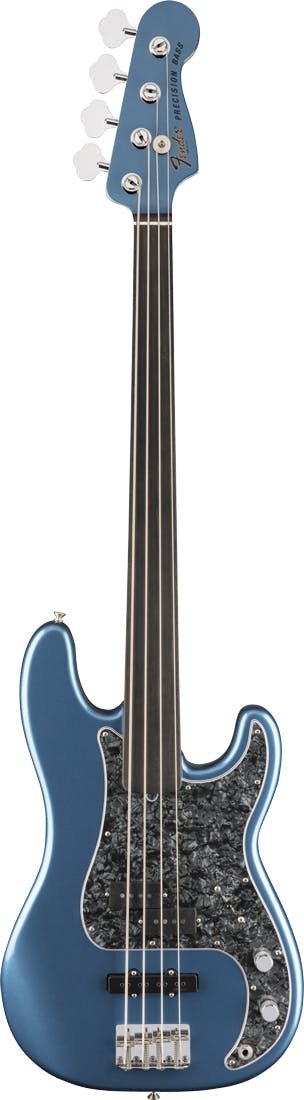 Fender Tony Franklin Signature Fretless Precision Bass Guitar In Lake Placid Blue - 373438-Fender Tony Franklin Fretless Precision Bass Lake Placid Blue 2.jpg