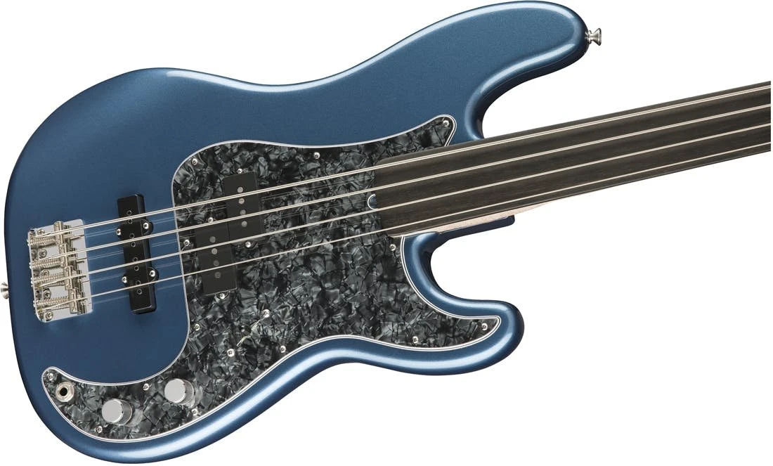 Fender Tony Franklin Signature Fretless Precision Bass Guitar In Lake Placid Blue - 373440-Fender Tony Franklin Fretless Precision Bass Lake Placid Blue 4.jpg