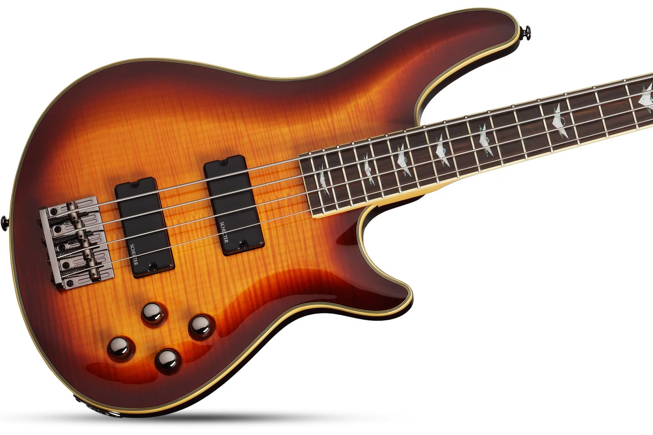 Schecter Omen Extreme-4 in Vintage Sunburst - SCHECTER-2048-3.jpg