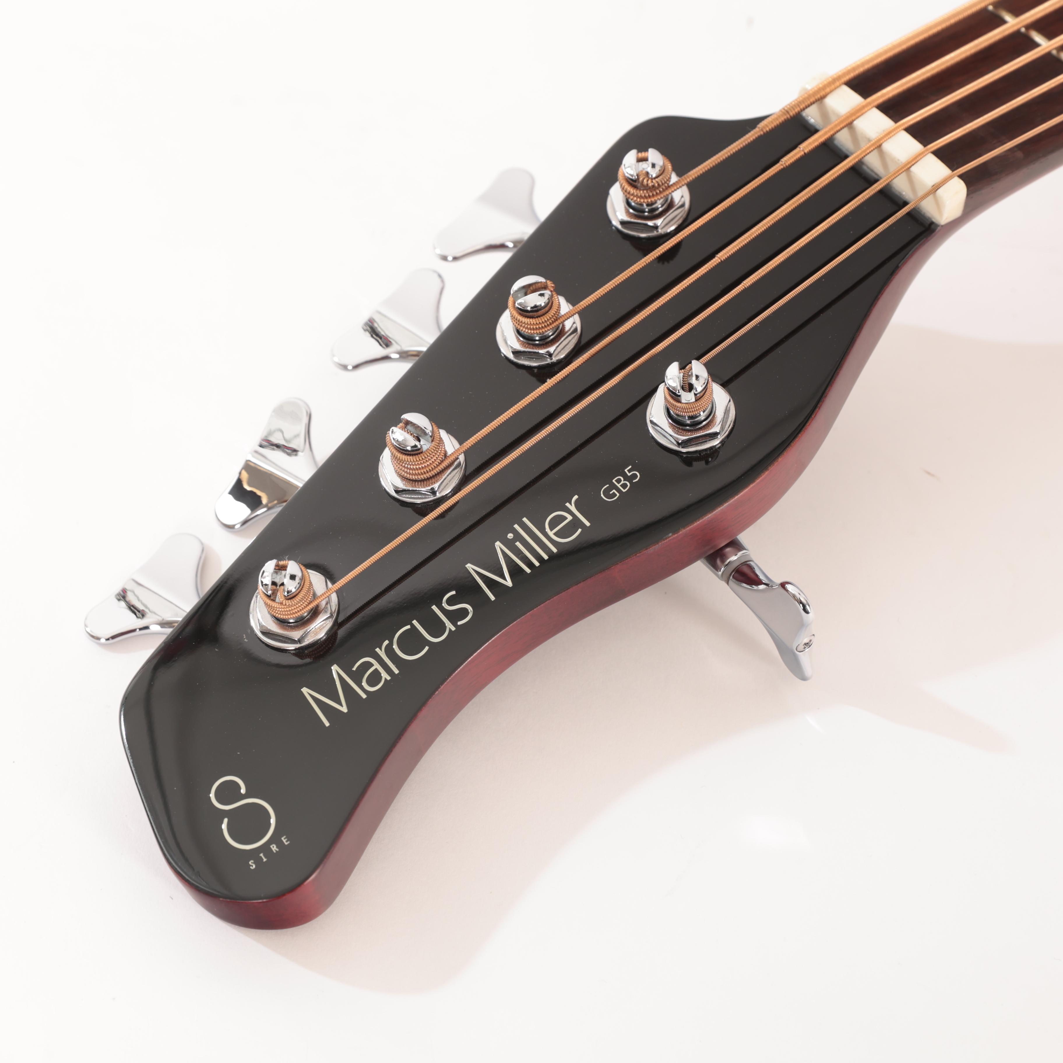 Sire Marcus Miller GB5 Left Handed Electro Acoustic 5-String Bass Guitar in Black - SIRELHGB55BK (11).jpg