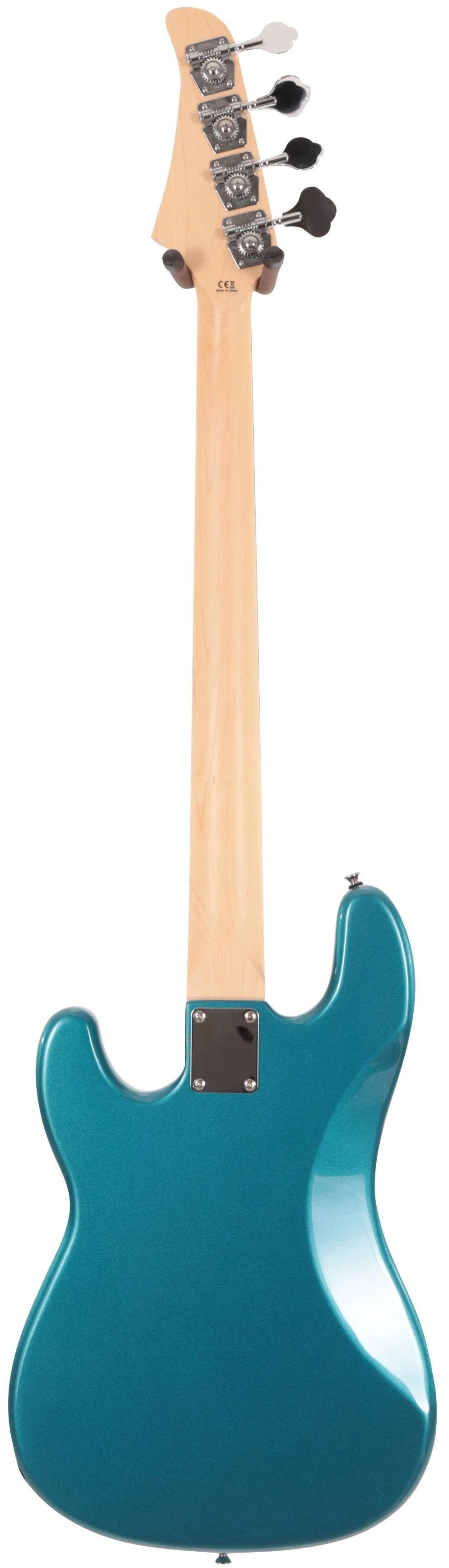 EastCoast PJ4 Mint Pickguard Electric Bass Guitar in Lake Placid Blue - EC-PJ4-LPB-sZiNtSig.jpg
