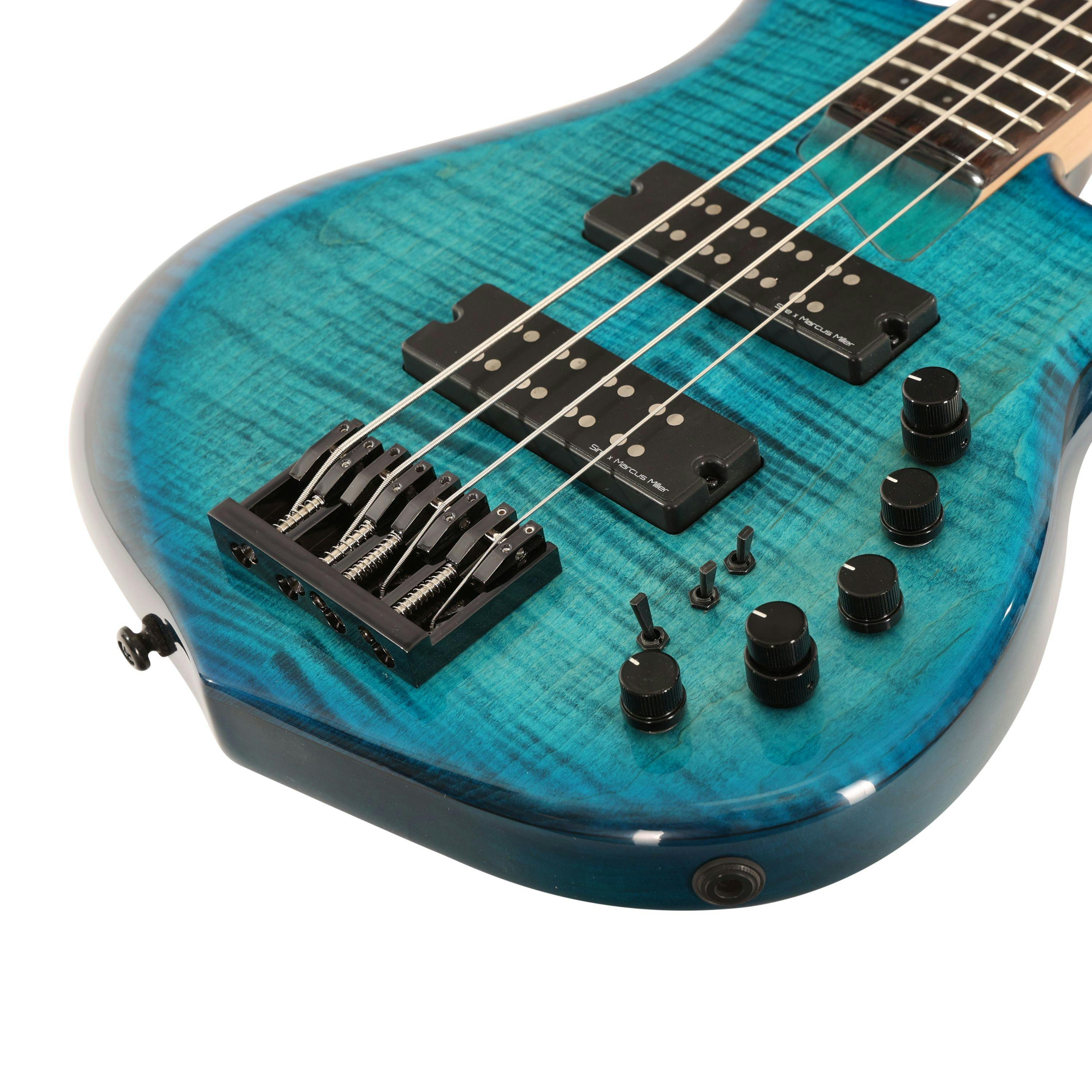 Sire Version 2 Updated Marcus Miller M7 Alder 4-String Bass Guitar in Transparent Blue - 476945-V2UDM7A4TBL (7).jpg