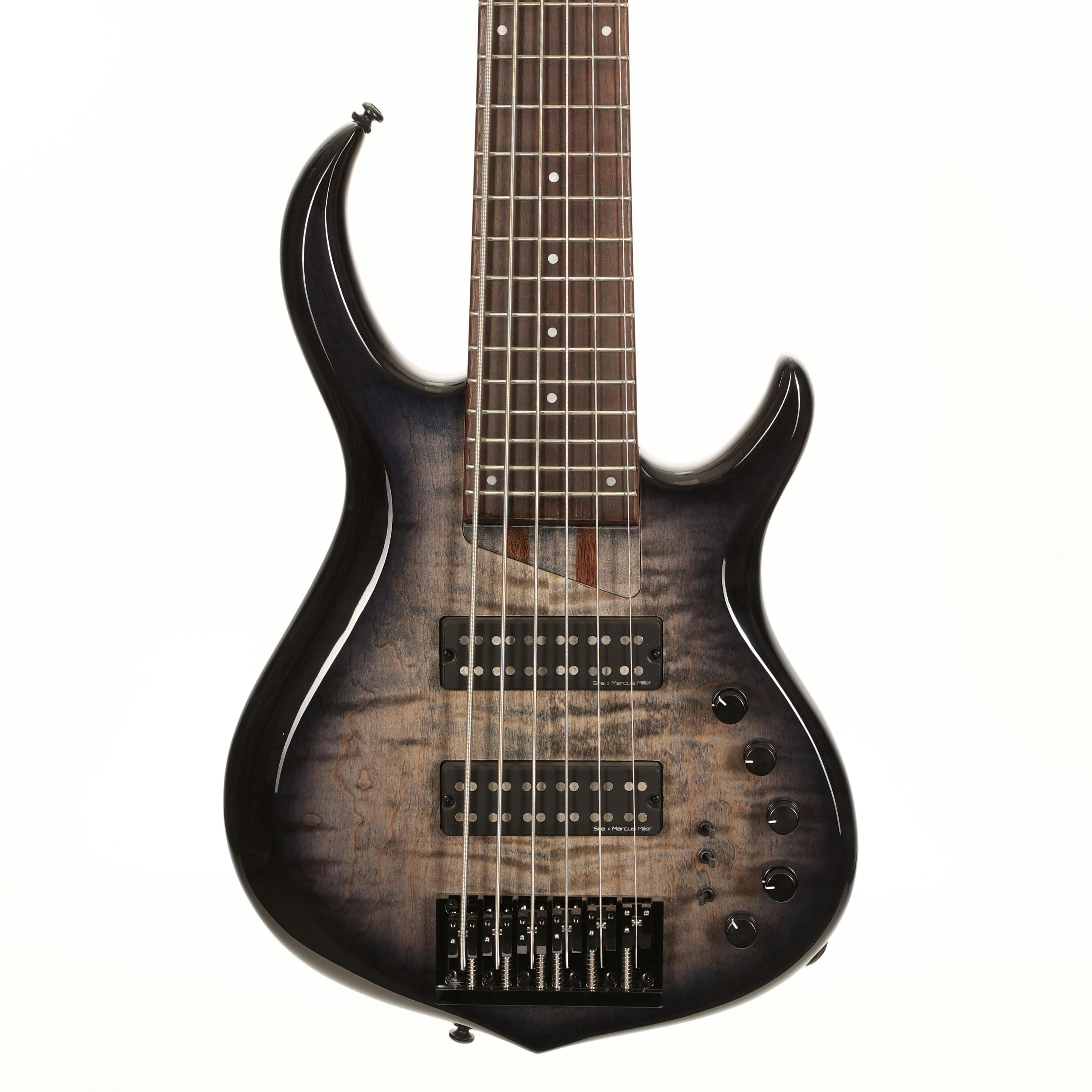 Sire Version 2 Updated Marcus Miller M7 Alder 6-String Bass Guitar in Transparent Black - 476946-V2UDM7A6TBK (2).jpg