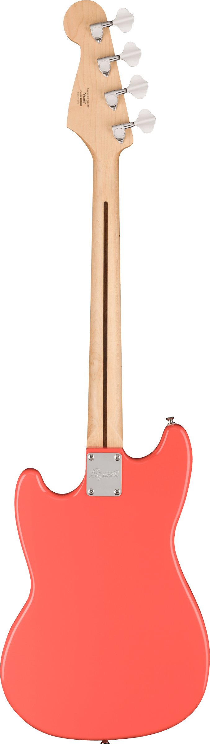 Squier Sonic Bronco Bass Guitar in Tahitian Coral - 0373802511-Squier-Sonic-Bronco-Bass-Guitar-Tahitian-Coral-Back.jpg