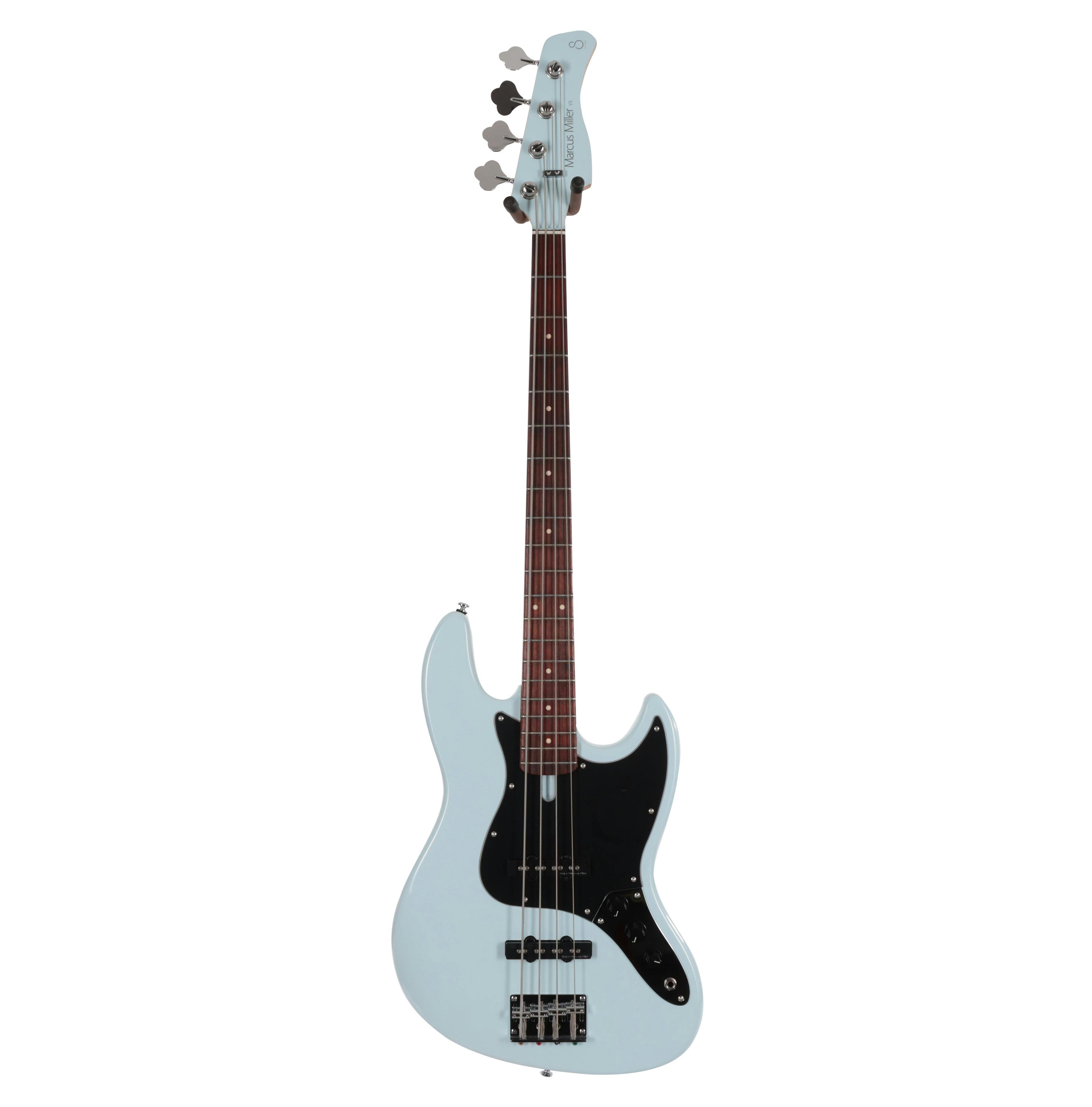 Sire Marcus Miller V3P Passive 4-String Bass Guitar in Sonic Blue