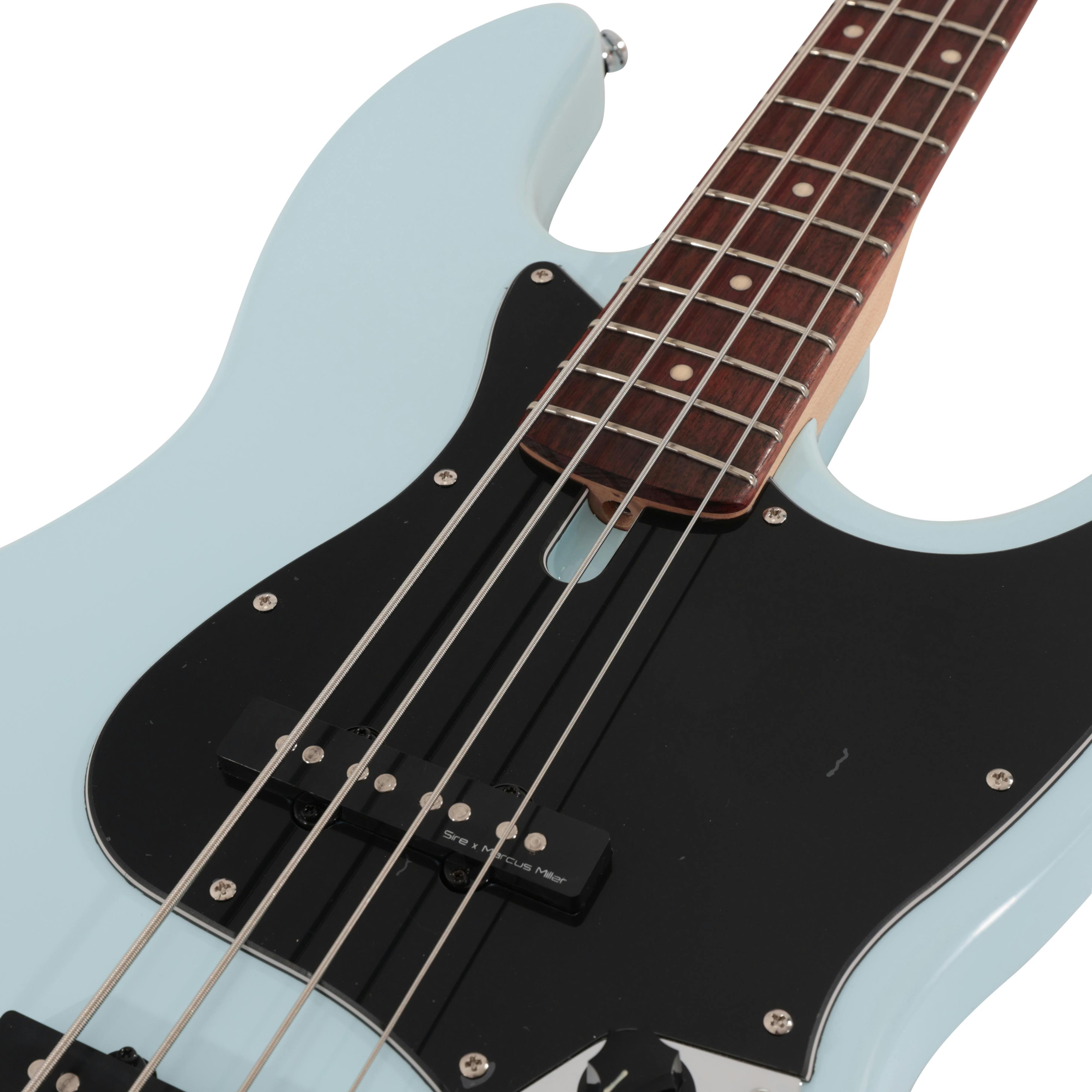 Sire Marcus Miller V3P Passive 4-String Bass Guitar in Sonic Blue - SIREV3P4SNB-Sire-V3P-Passive-4-String-Bass-Sonic-Blue-Pickups.jpg
