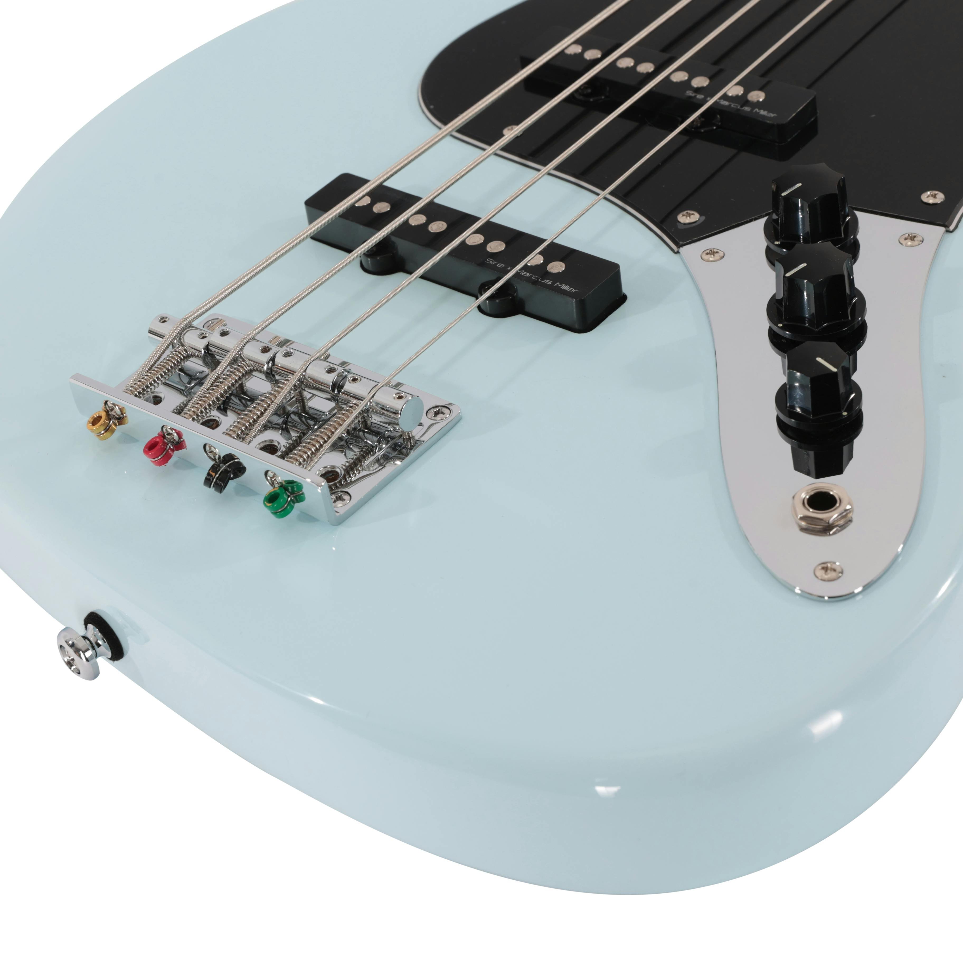 Sire Marcus Miller V3P Passive 4-String Bass Guitar in Sonic Blue