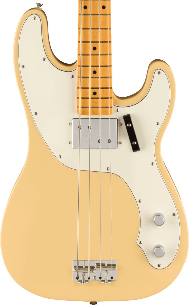 Fender Vintera II '70s Telecaster Bass Guitar in Vintage White - 0149252341-Fender-Vintera-II-70s-Telecaster-Bass-in-Vintage-White-Hero.jpg