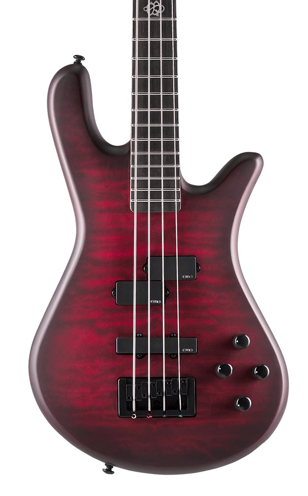 Spector NS Pulse II 4-String Bass Guitar in Black Cherry Matte - 513393-SNSP4BCM-Hero.jpg