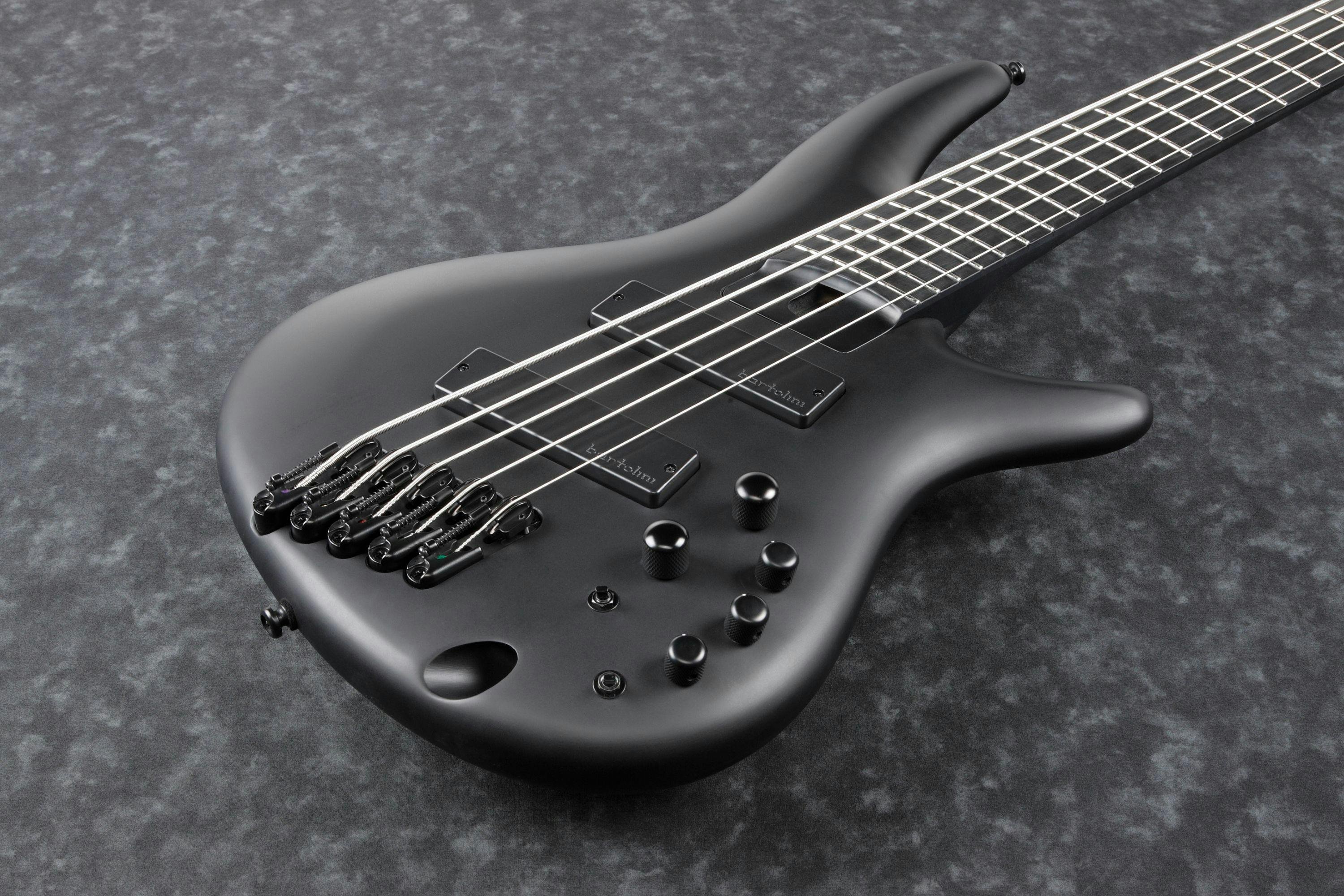 Ibanez SRMS625EX-BKF Limited Edition Iron Label Multi-Scale 5-String Bass Guitar in Black Flat - 449064-SRMS625EX_BKF_1P_01_H.jpg