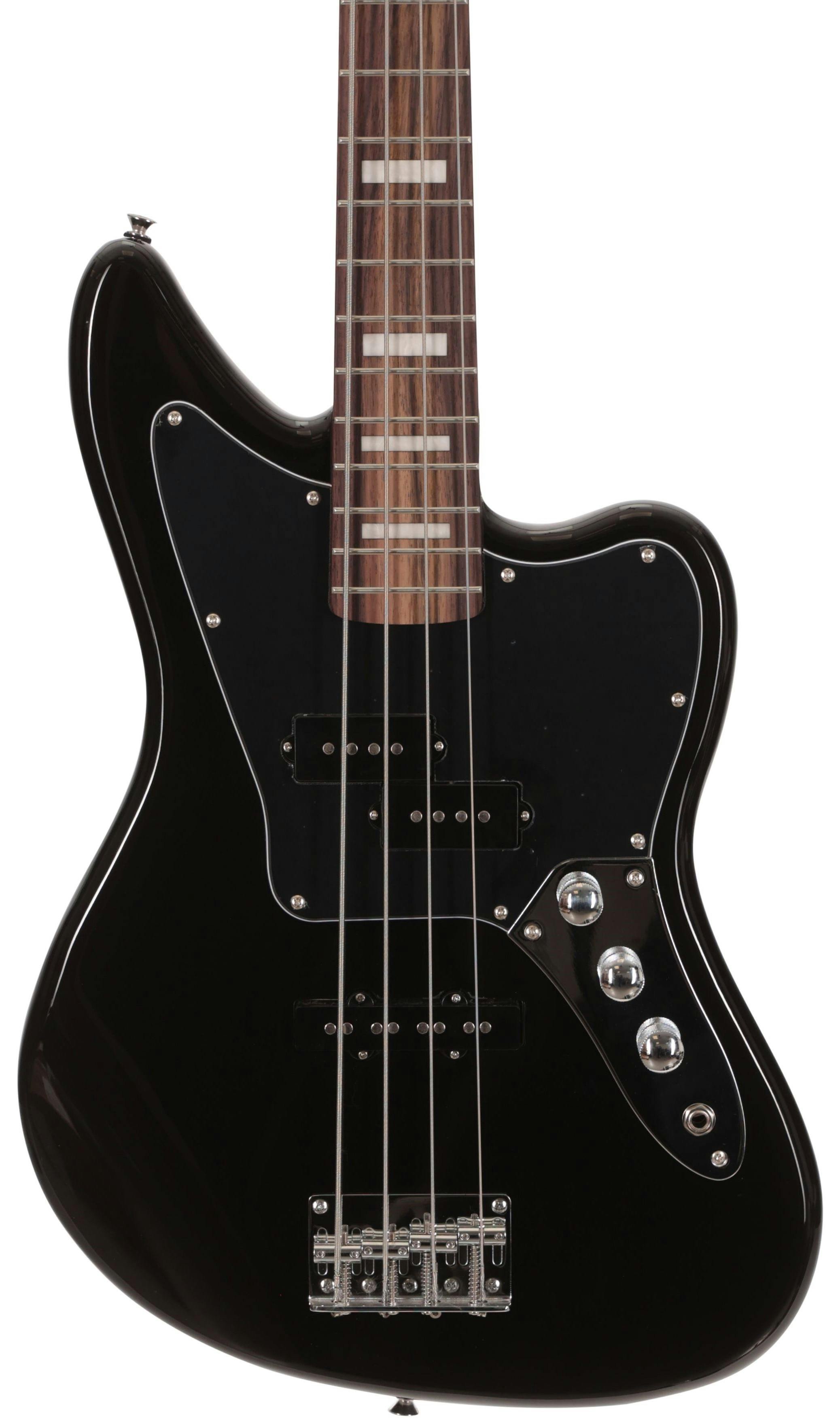 EastCoast MB30 Offset Bass Guitar in Black - EC-MB30-BK-EastCoast-MB30-Short-Scale-Bass-in-Black-Hero.jpg