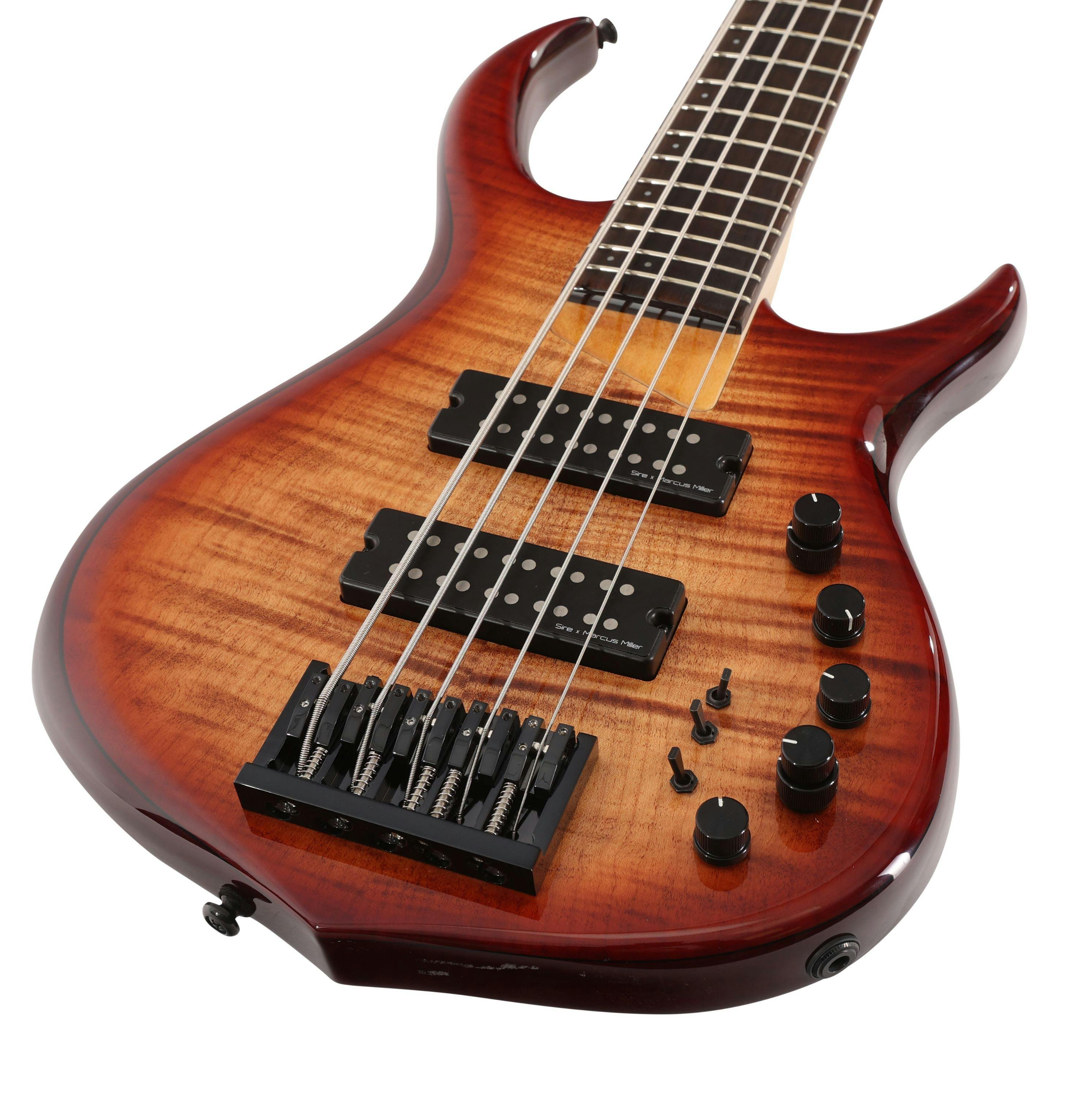 Sire Version 2 Updated Marcus Miller M7 Alder 5-String Bass Guitar in Brown Sunburst - 482012-V2UDM7A5BRS (5).jpg