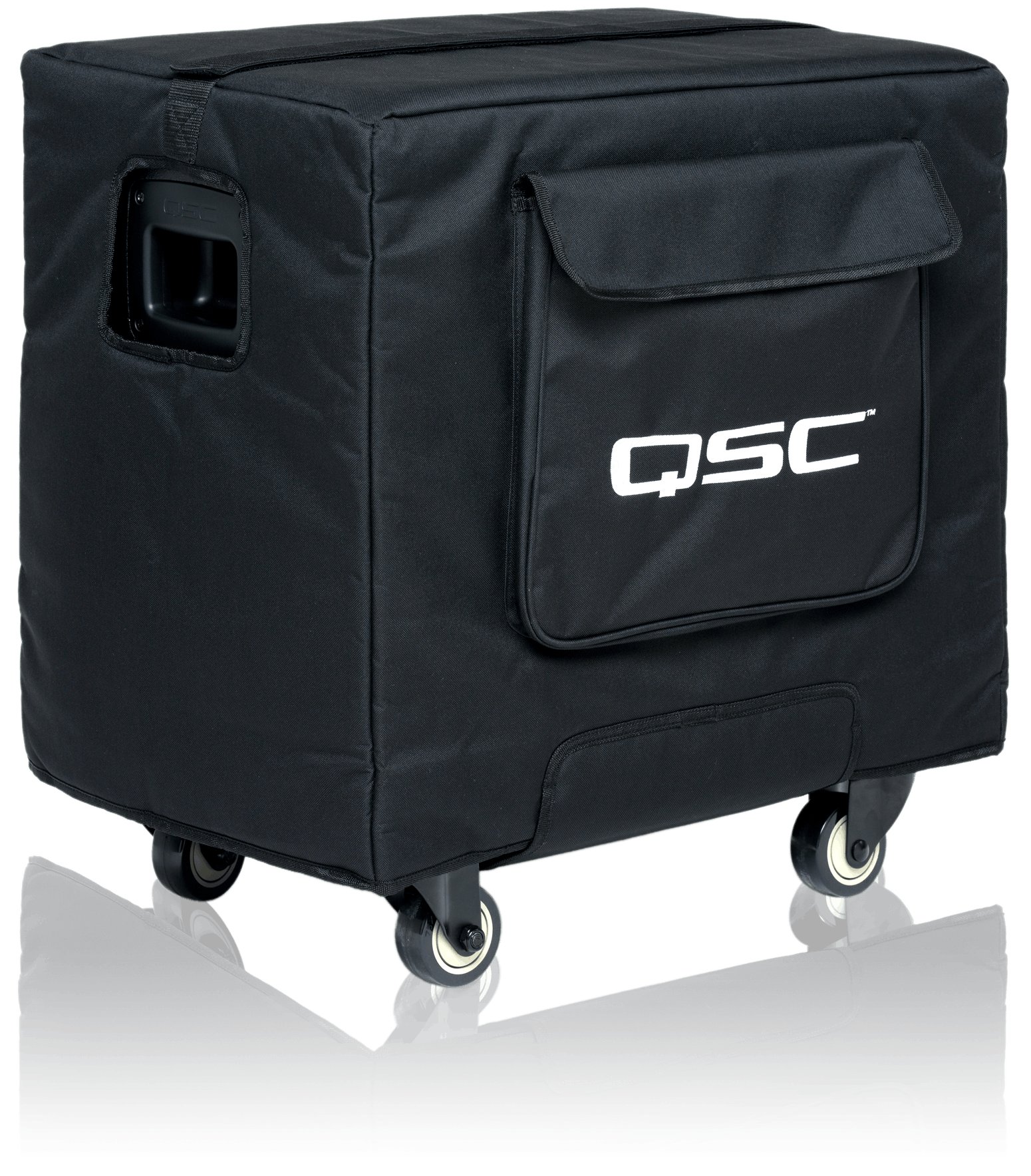 QSC Audio Padded Cover for KS112 Sub (EACH) - 260885-KS112_Case_Casters.jpg