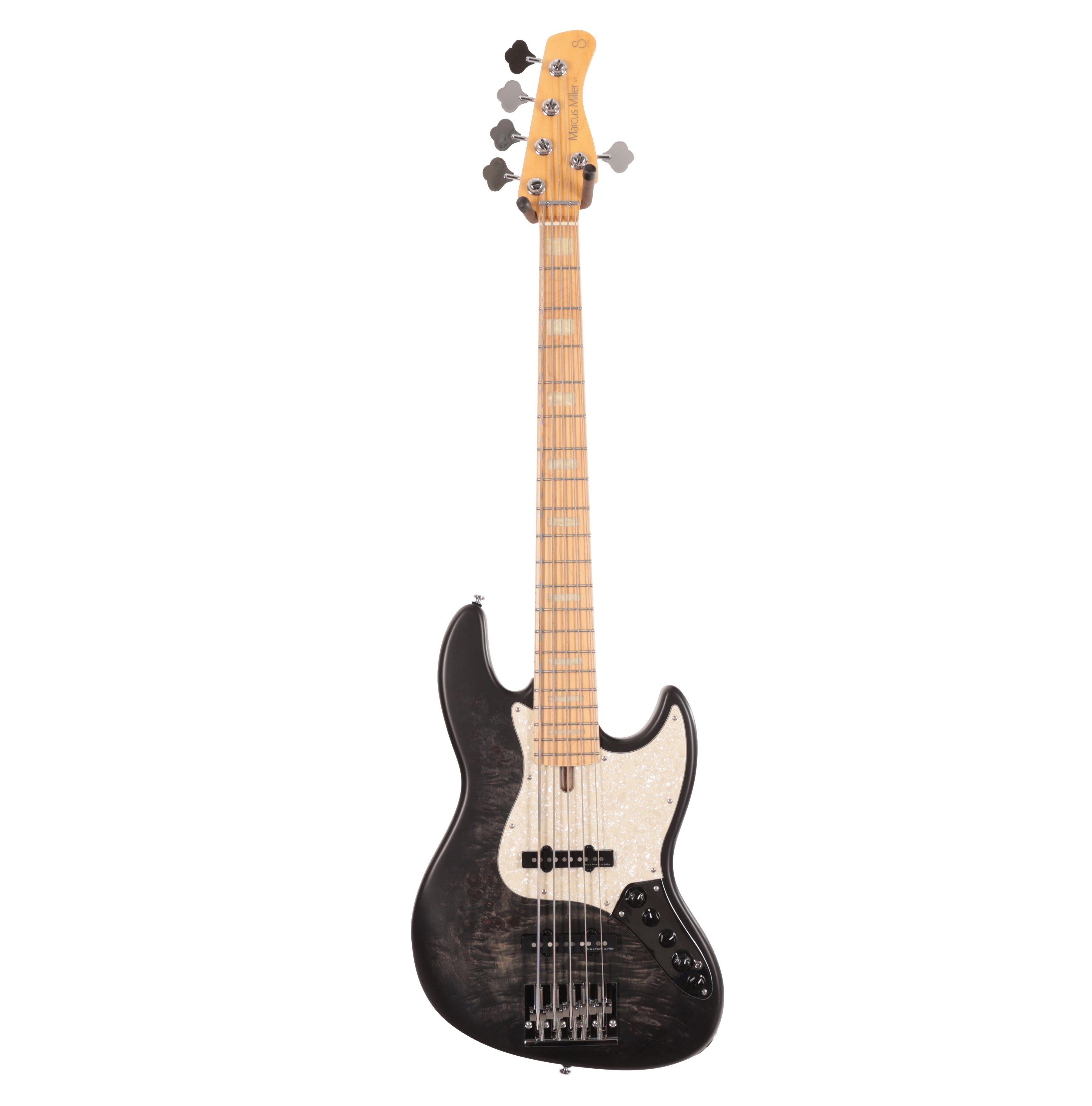 Sire Marcus Miller V7 Reissue Swamp Ash 5-String Bass Guitar in Transparent Black Satin - SIREV7RESA5TBKS (3).jpg