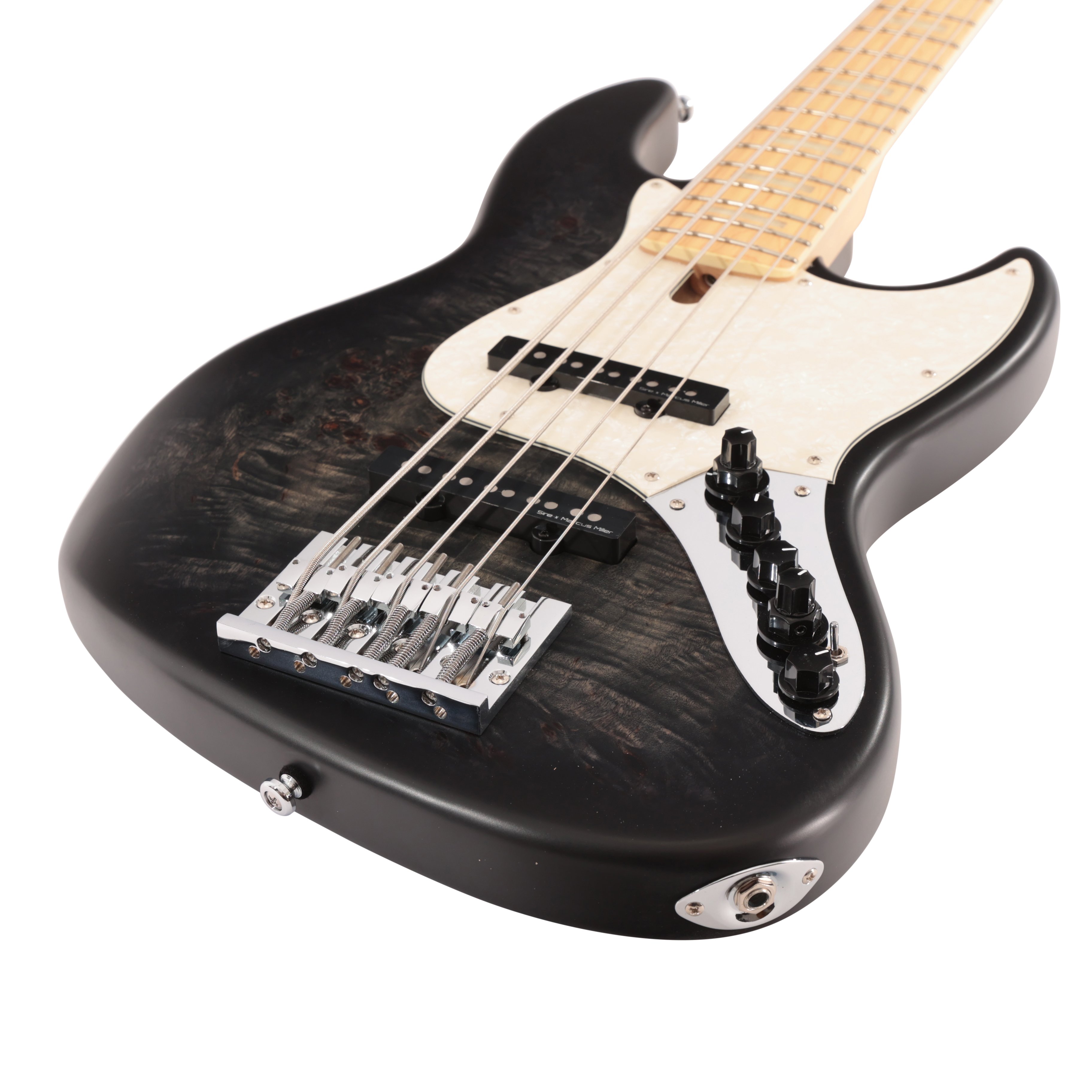 Sire Marcus Miller V7 Reissue Swamp Ash 5-String Bass Guitar in Transparent Black Satin - SIREV7RESA5TBKS (5).jpg