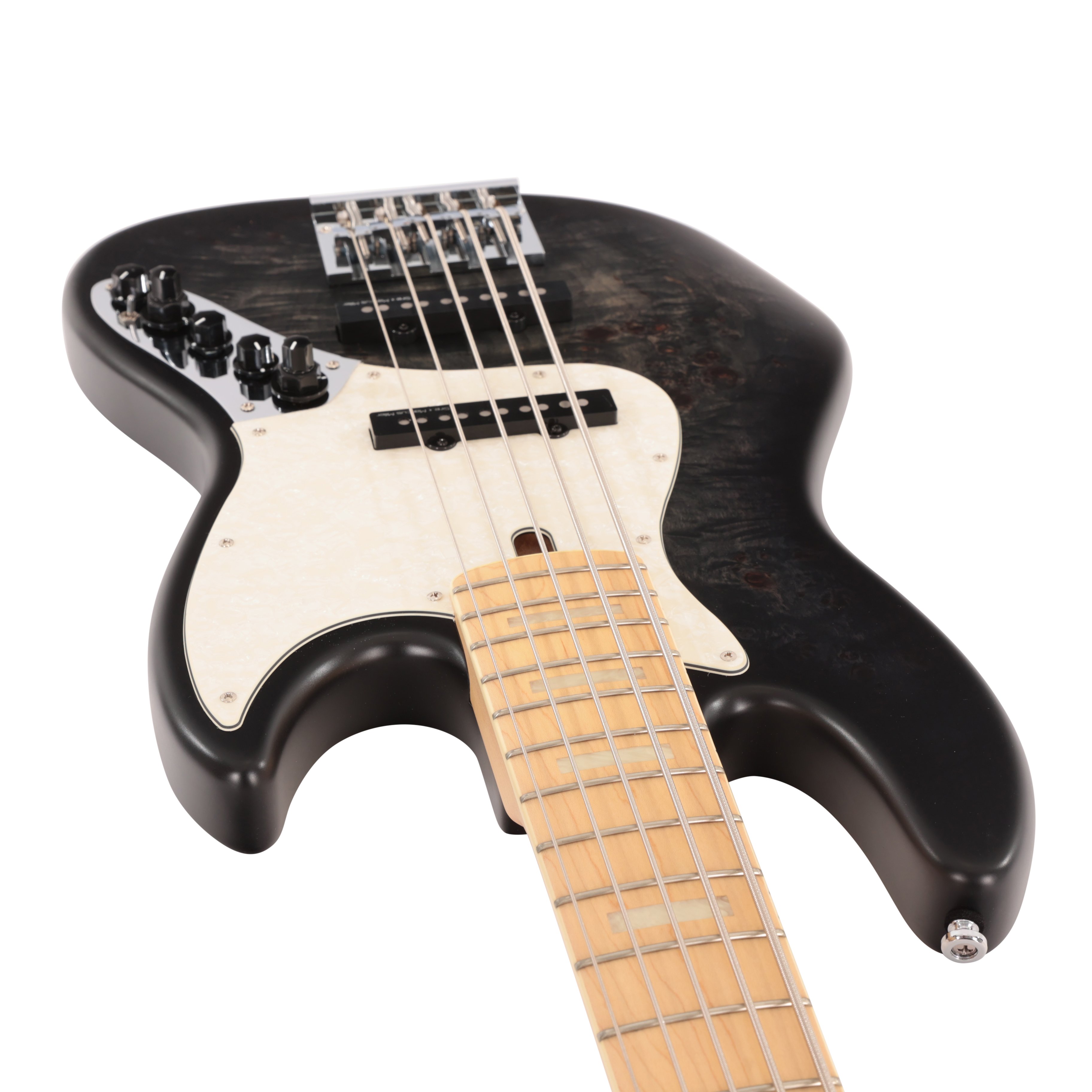 Sire Marcus Miller V7 Reissue Swamp Ash 5-String Bass Guitar in Transparent Black Satin - SIREV7RESA5TBKS (8).jpg