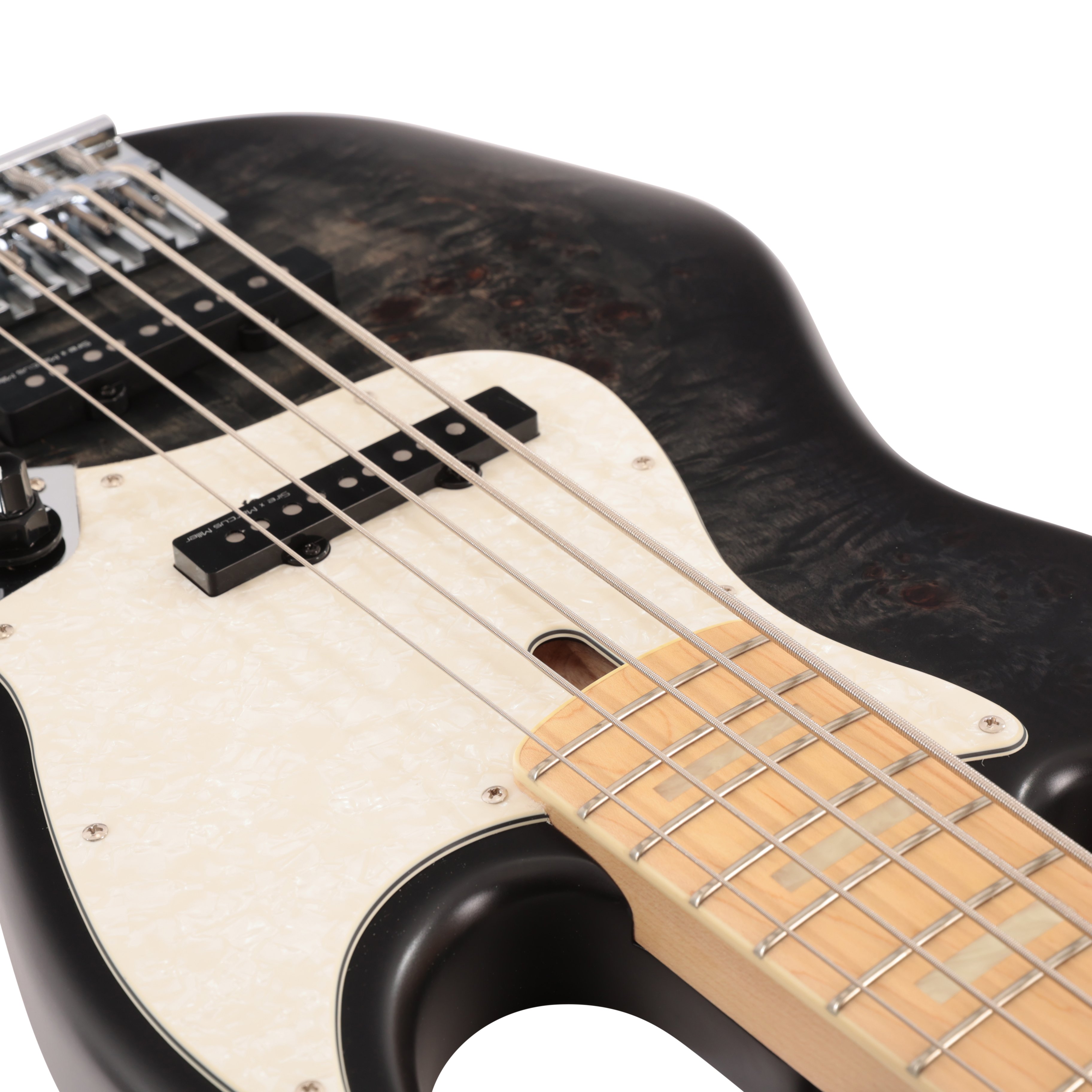 Sire Marcus Miller V7 Reissue Swamp Ash 5-String Bass Guitar in Transparent Black Satin - SIREV7RESA5TBKS (9).jpg