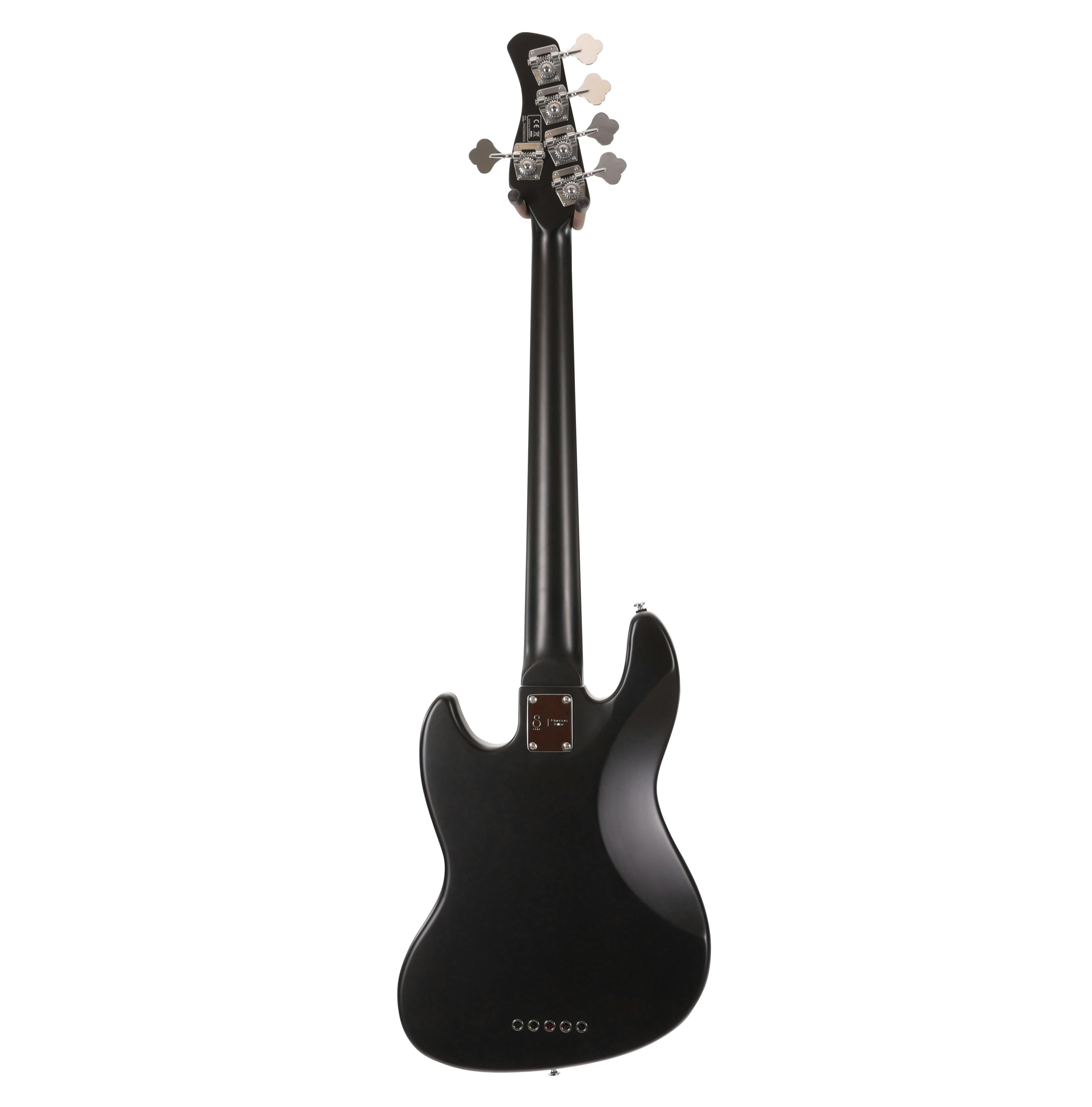 Sire Marcus Miller V3P Passive 5-String Bass Guitar in Satin Black - SIREV3P5BKS-Sire-V3P-Passive-5-String-Bass-Satin-Black-Back.jpg