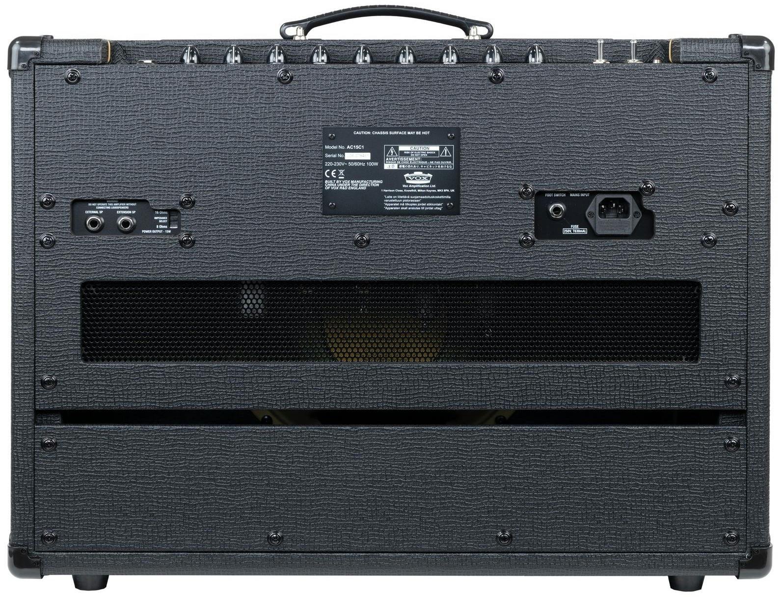 Vox AC15 Custom with Celestion Greenback Speaker - AC15C1-Vox-AC15-Custom-with-Celestion-Greenback-Speaker-Back.jpg