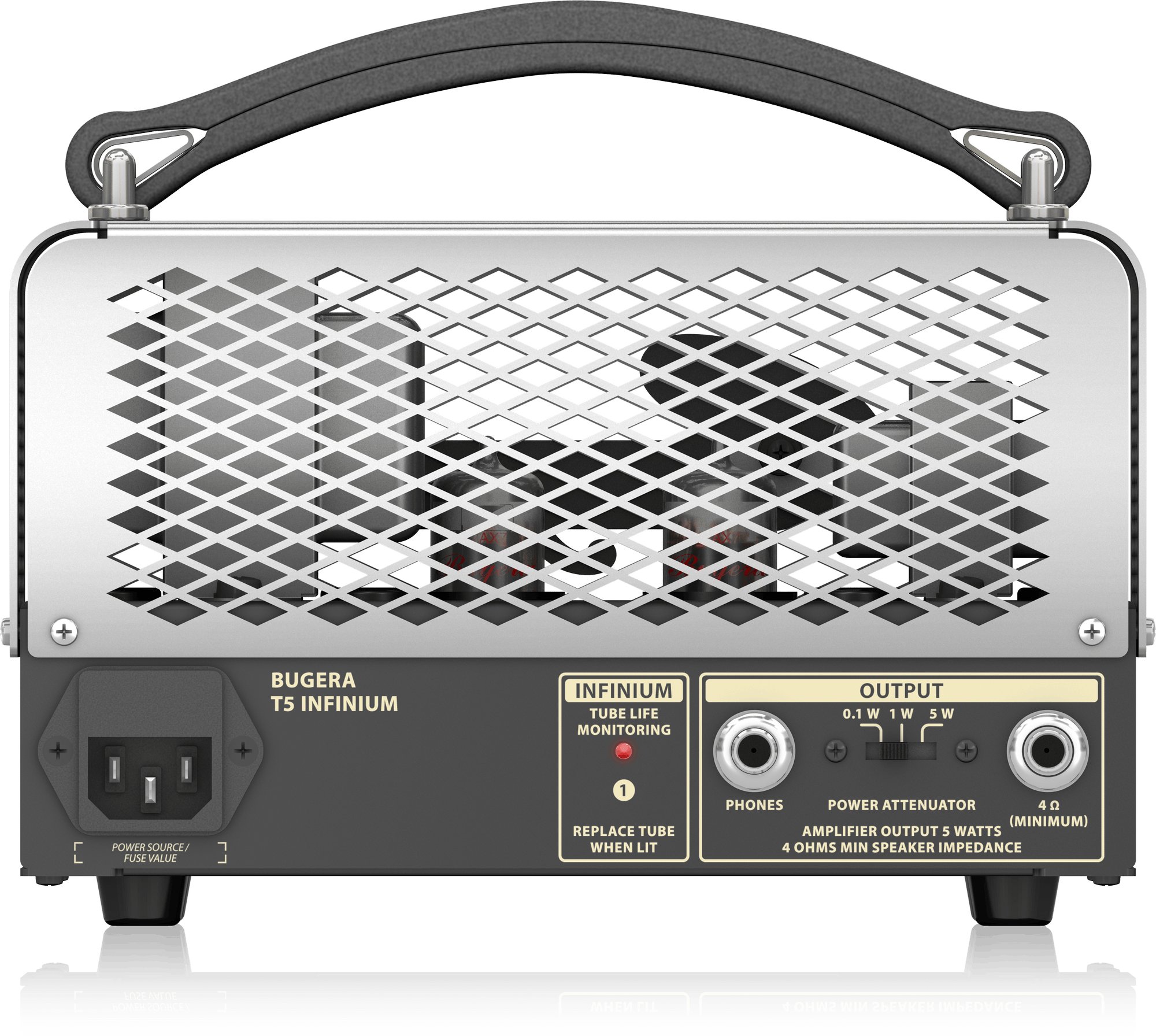 Bugera T5 INFINIUM 5 Watt Valve Amp Head - 433879-T5-INFINIUM_P0B6C_Rear_XL.jpg