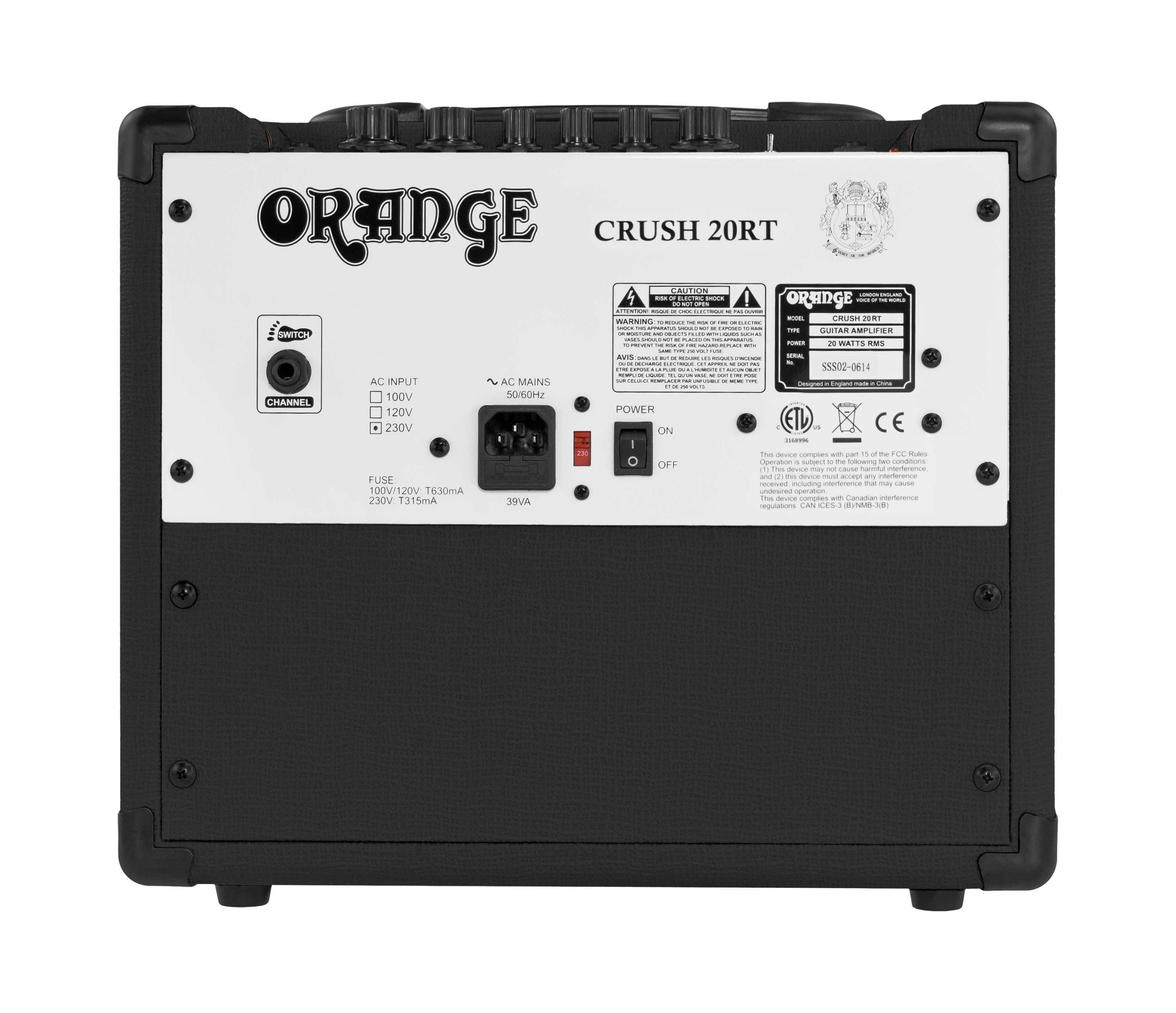 Orange Crush 20RT Guitar Amplifier Combo in Black - 520484-1656082788626.jpg
