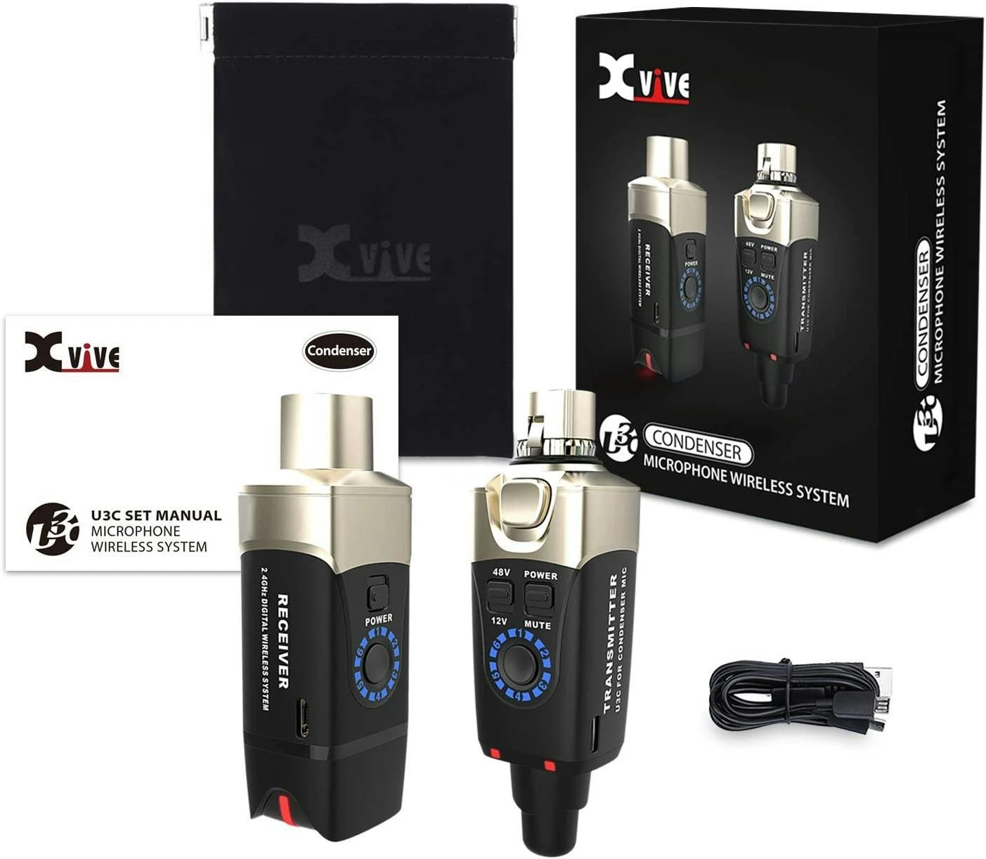 XVive U3C Microphone Wireless System withPhantom Power - 524323-61UZj12JlcL._AC_SL1500_.jpg