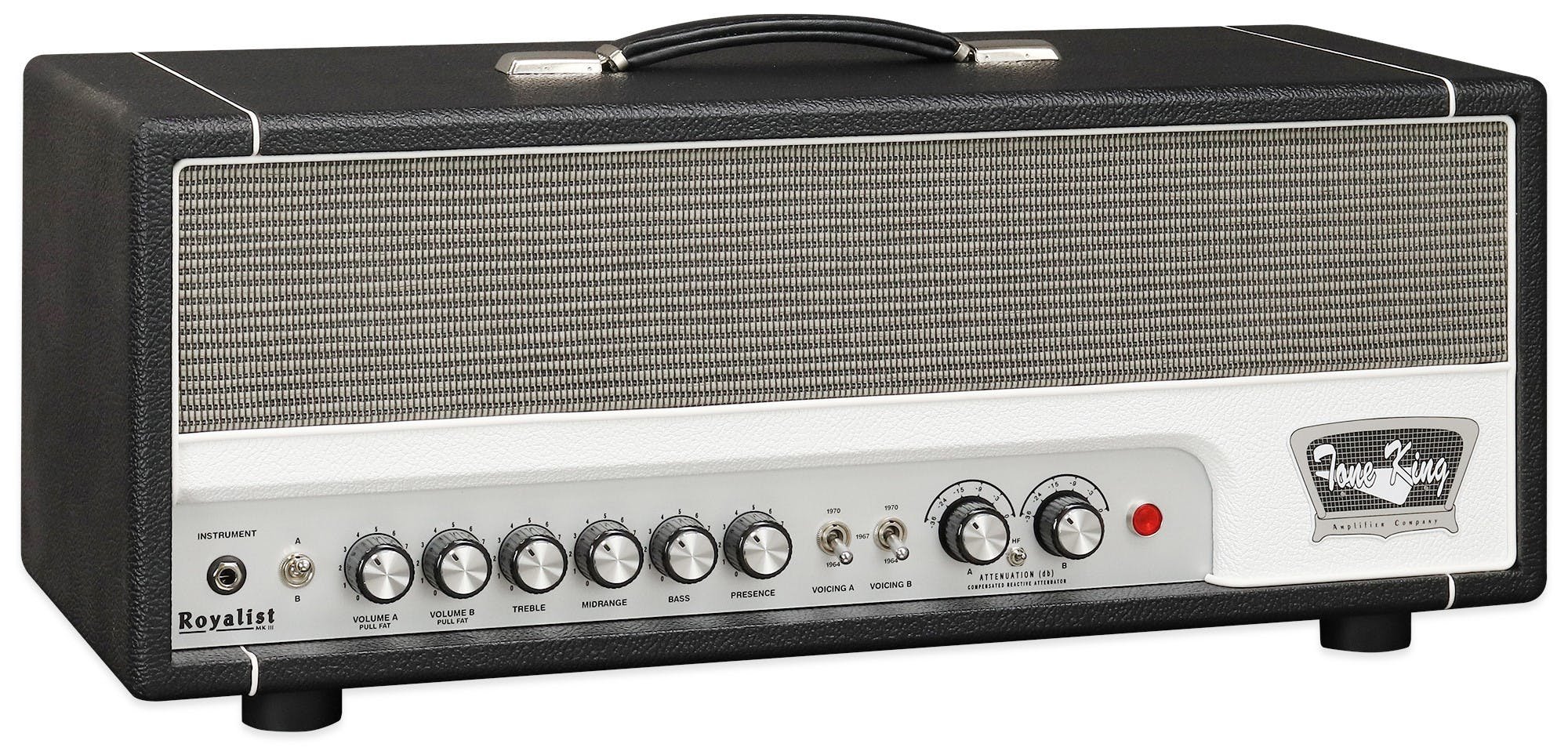 Tone King Royalist MkIII 40-Watt Tube Guitar Amplifier Head - ROYALIST-H-TK-Royalist-Head-Front-Left-1.jpg