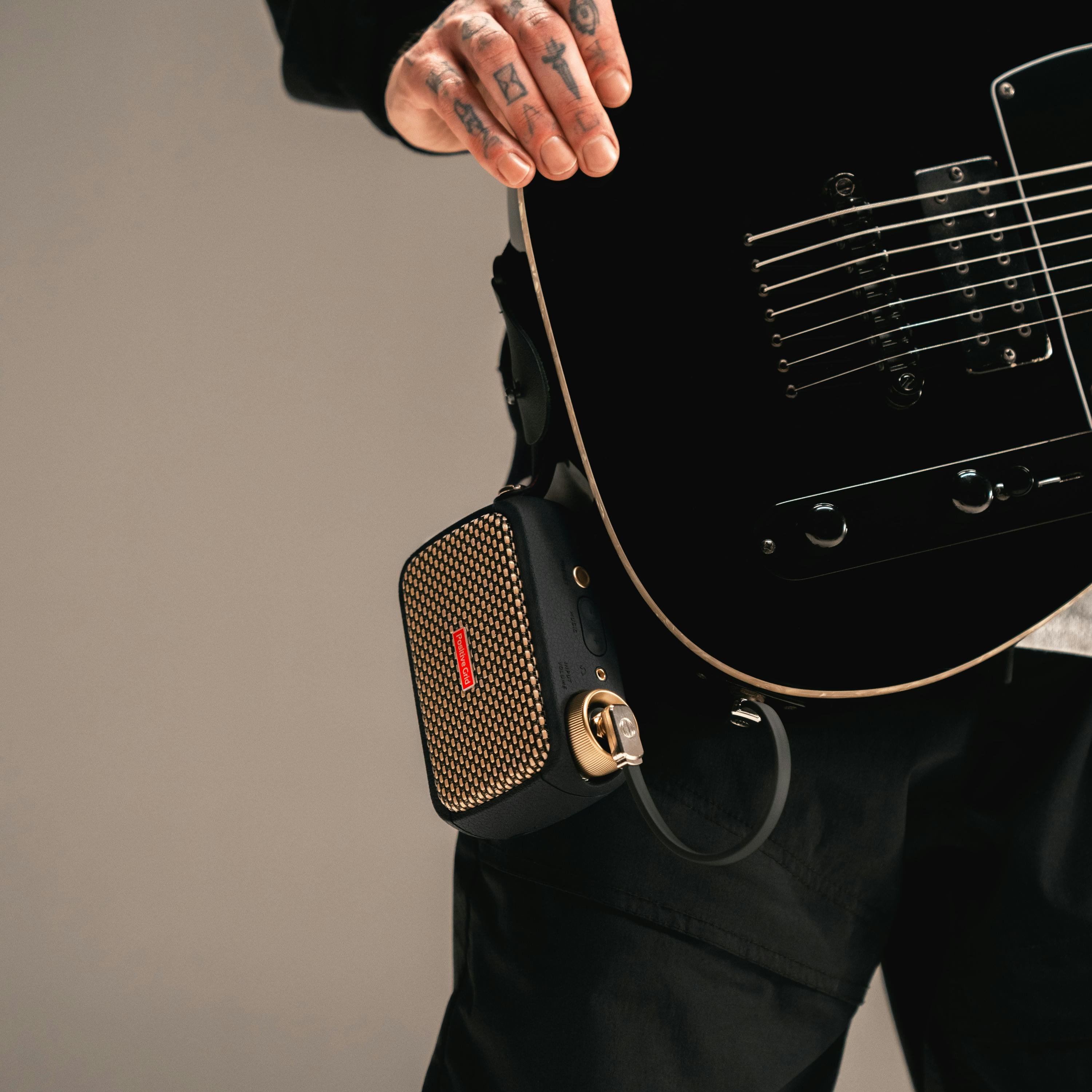 Positive Grid Spark GO Ultra-Portable Smart Guitar Amp & Bluetooth Speaker - SPARK-GO-Positive-Grid-Spark-Go-Amp-Strap.jpg