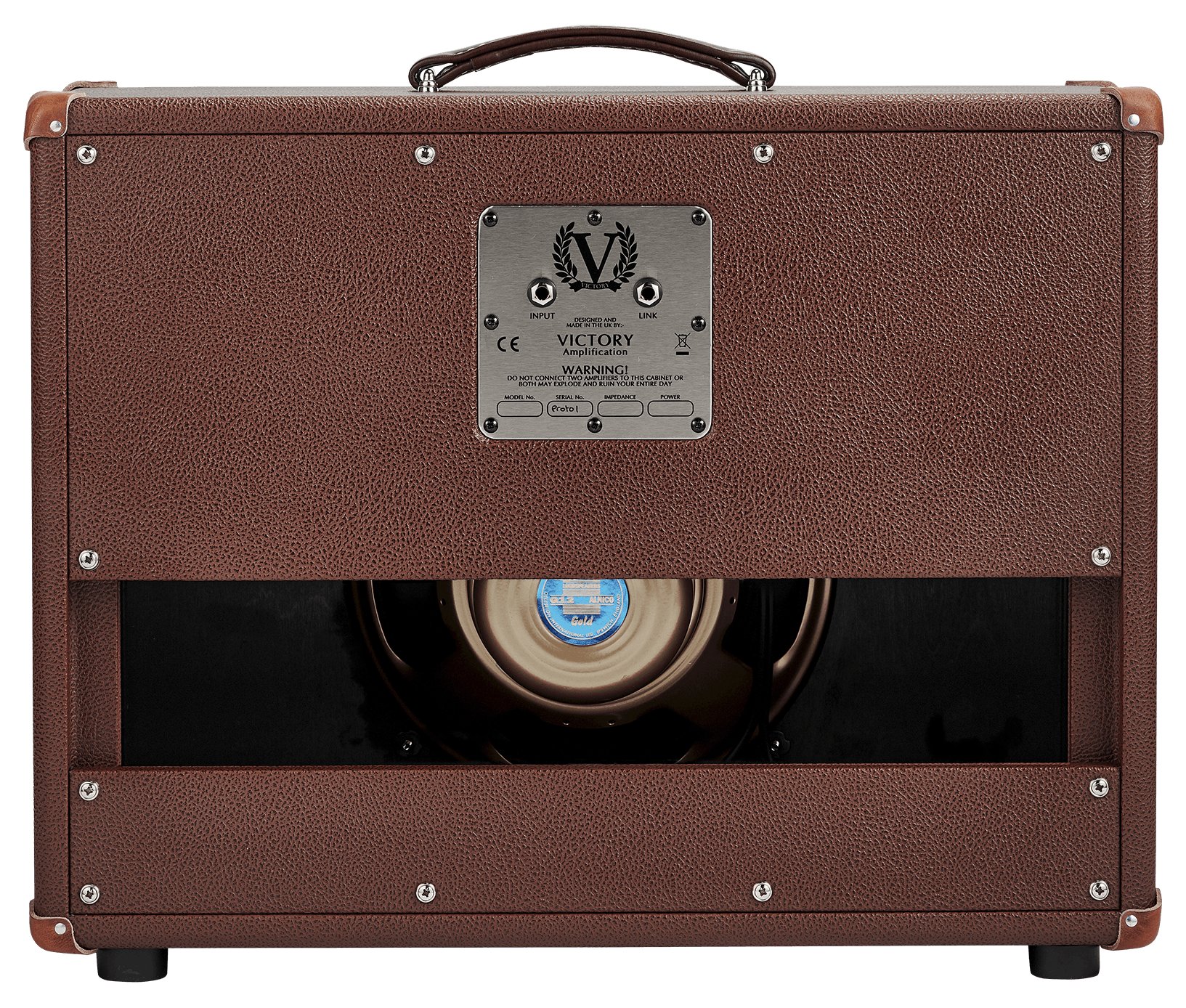 Victory Copper 1x12 Speaker Cabinet - G12M-65 Creamback Loaded, Open Back Wide Cabinet - COPPER-V112-Vic_V112VBD_back.jpg