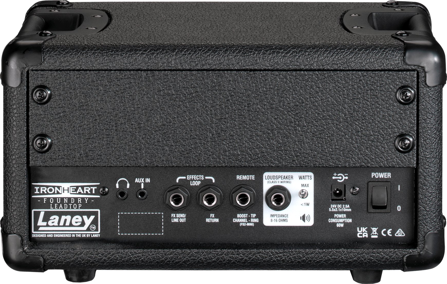 Laney Ironheart Foundry Series IRF Leadtop 60W Guitar Amplifier Head - IRF-LEADTOP-IRF-LEADTOP_Back.jpg