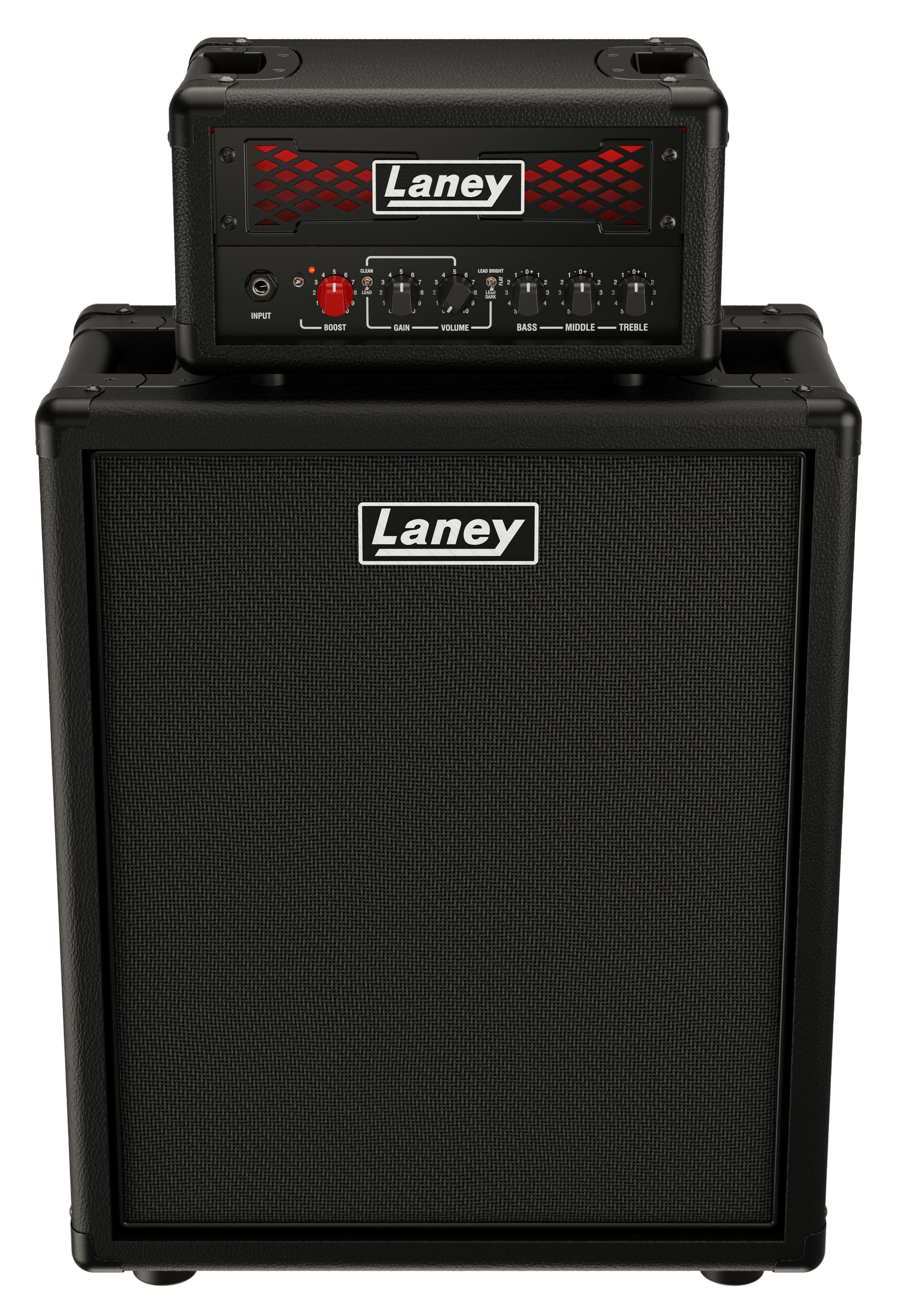 Laney Foundry IRF-LEADTOP Guitar Amplifier Head & IRF-CAB112 Guitar Cabinet Bundle - IRF-LEADRIG112-IRF-LEADRIG112_Front.jpg