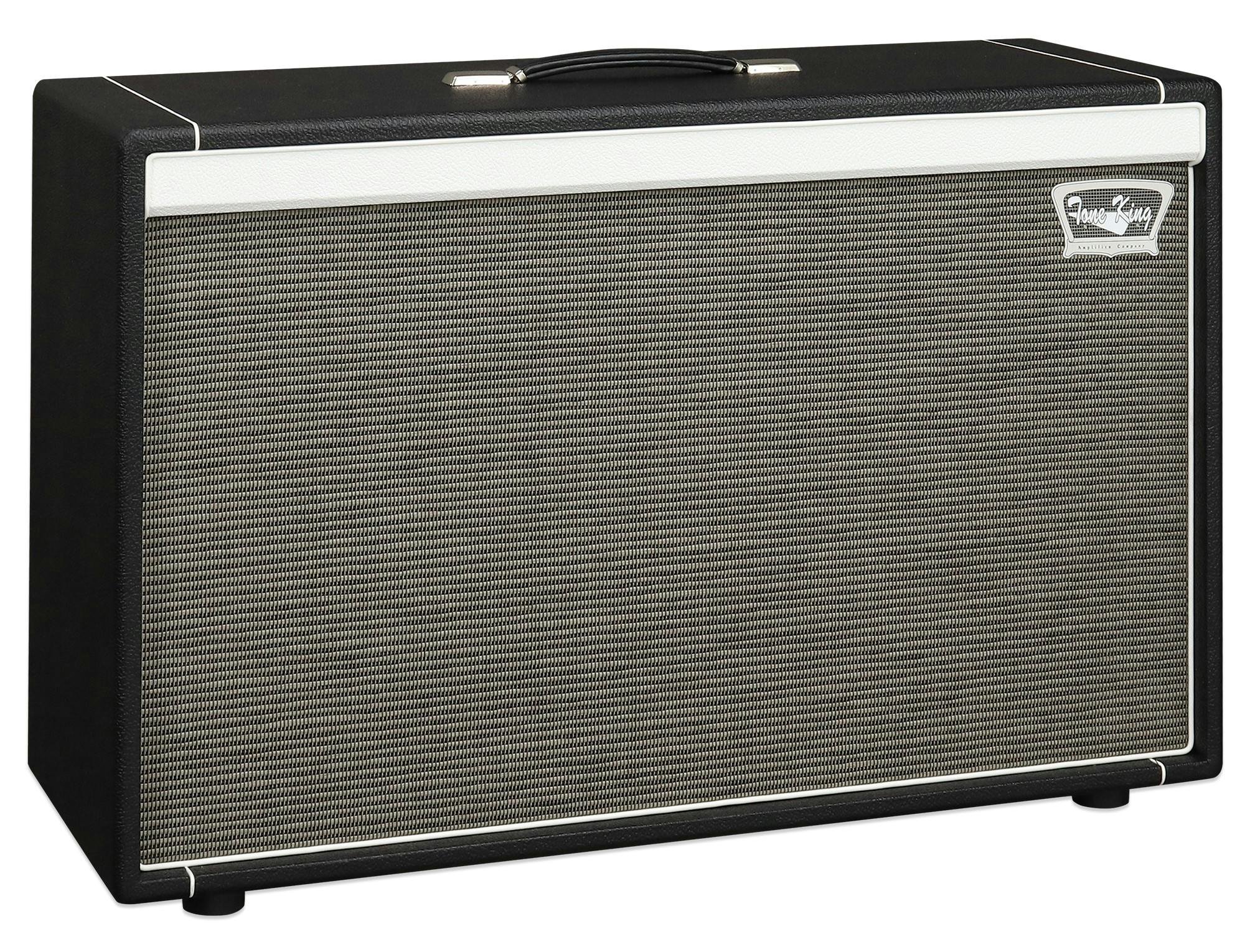 Tone King Royalist MkIII 2x12 Closed Back Guitar Cabinet - ROYALIST-212-TK-Royalist-2x12-Cab-Front-Left.jpg