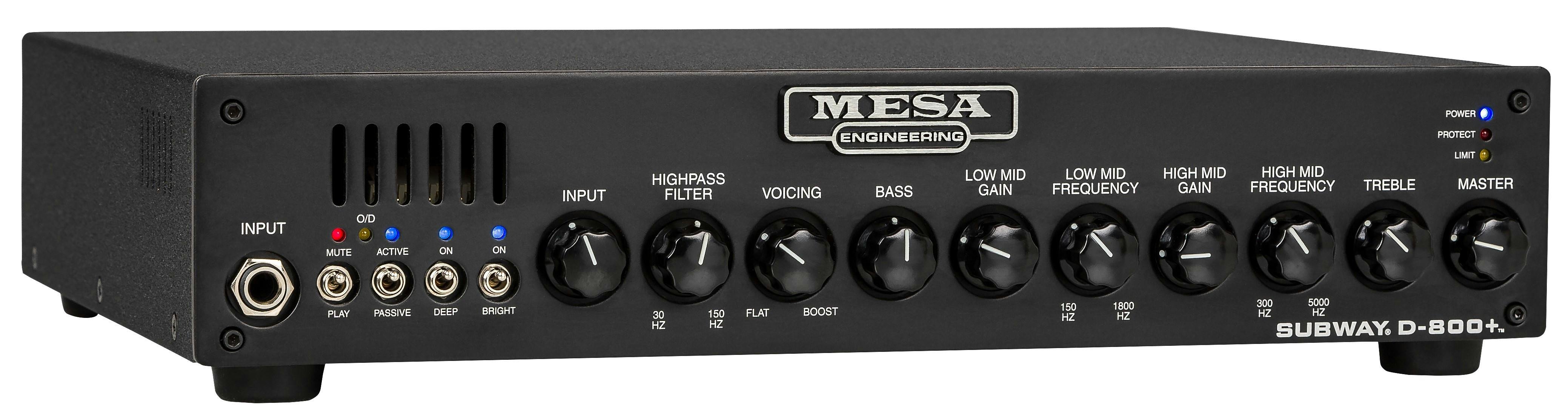 MESA BOOGIE Subway D-800+ ベースアンプヘッド Mesa Boogie Subway D-800 Bass Head - Andertons Music Co.