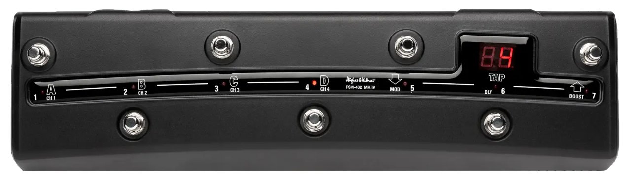 Hughes & Kettner FSM-432 MkIV MIDI Board Amp Footswitch  